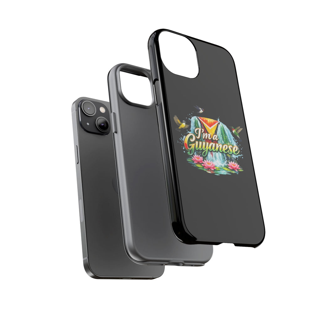 I'm a Guyanese Tough Phone Case — Tropical Waterfall Design, Guyana Pride Gift
