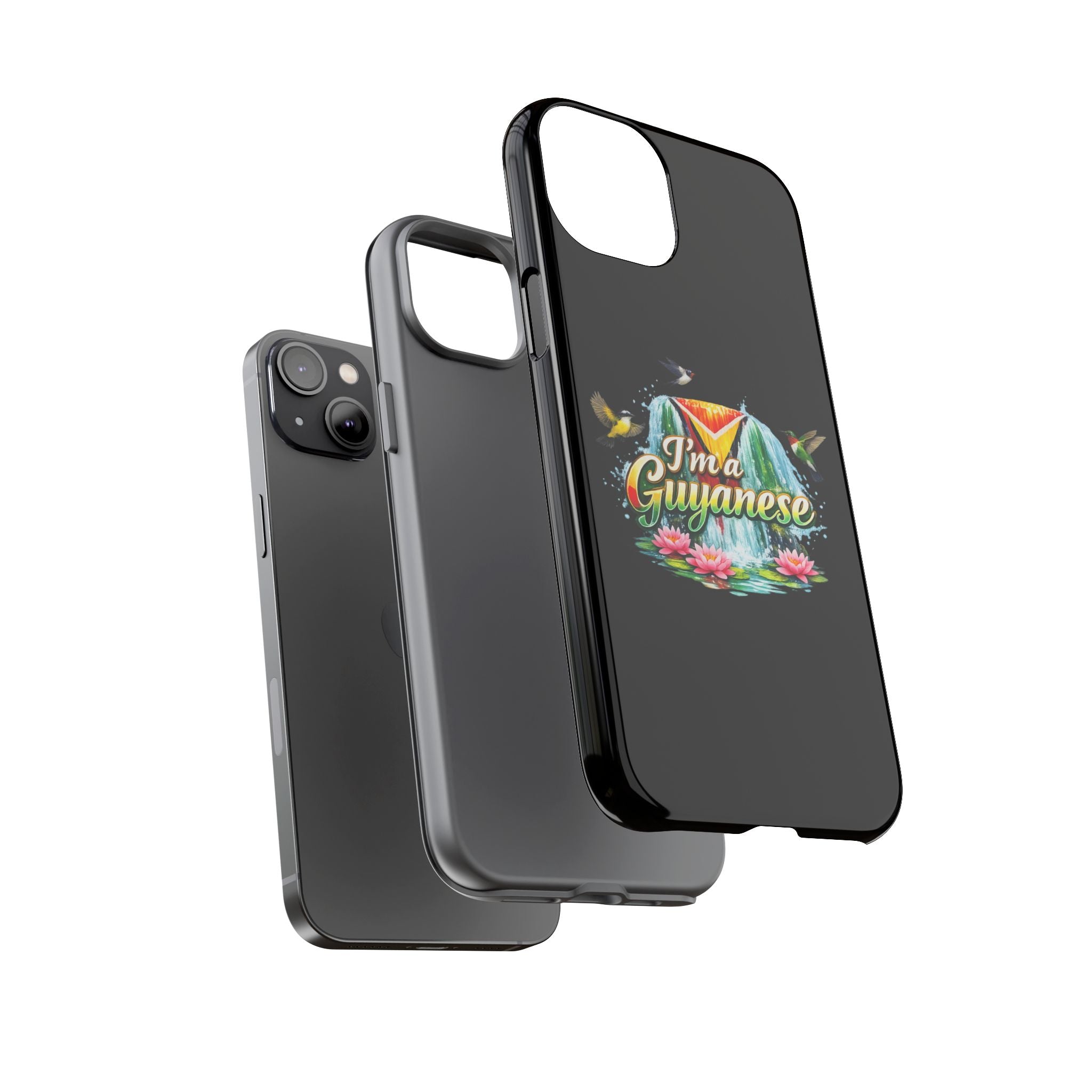 I'm a Guyanese Tough Phone Case — Tropical Waterfall Design, Guyana Pride Gift
