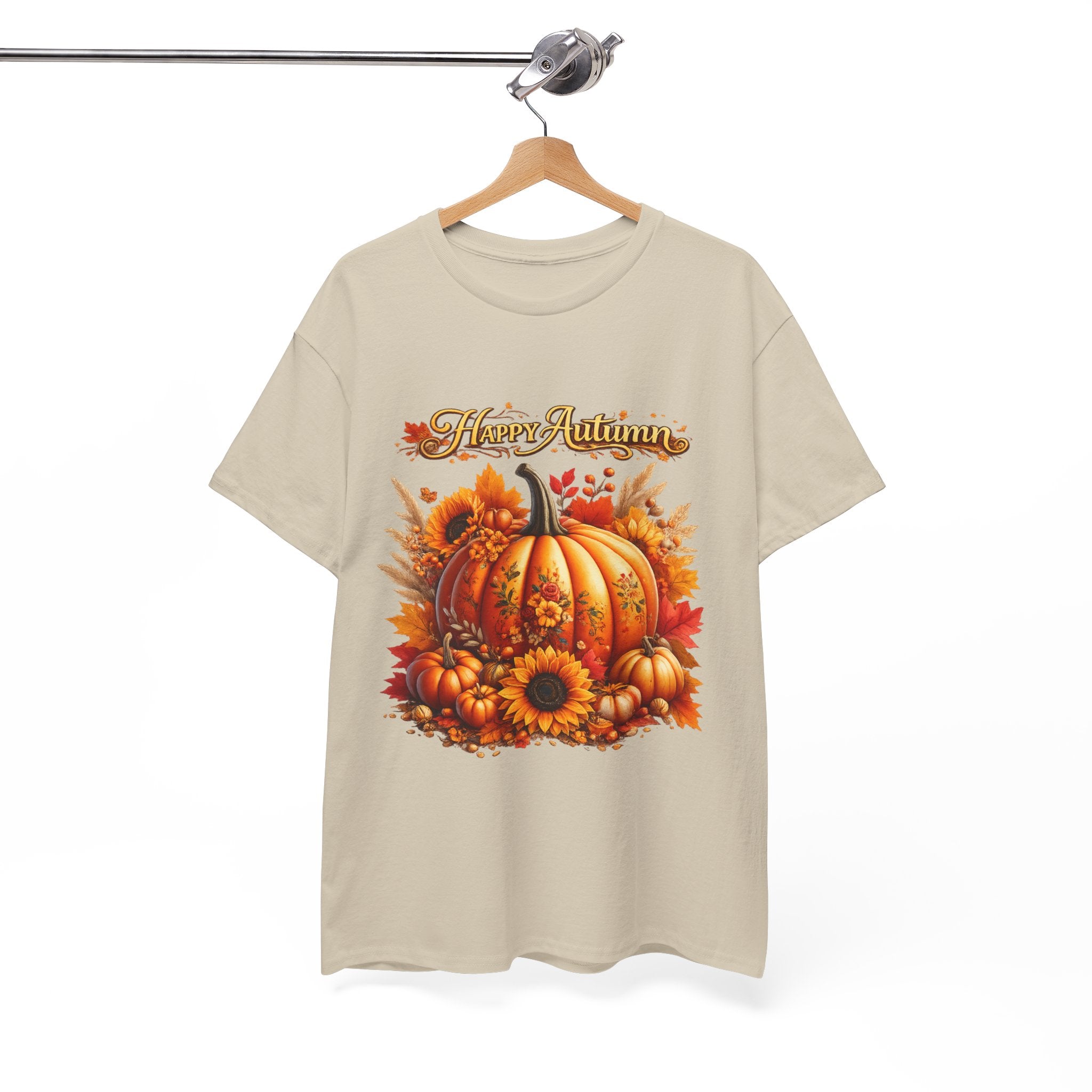 Autumn Pumpkin Tee – "Happy Autumn" Fall Harvest T-Shirt
