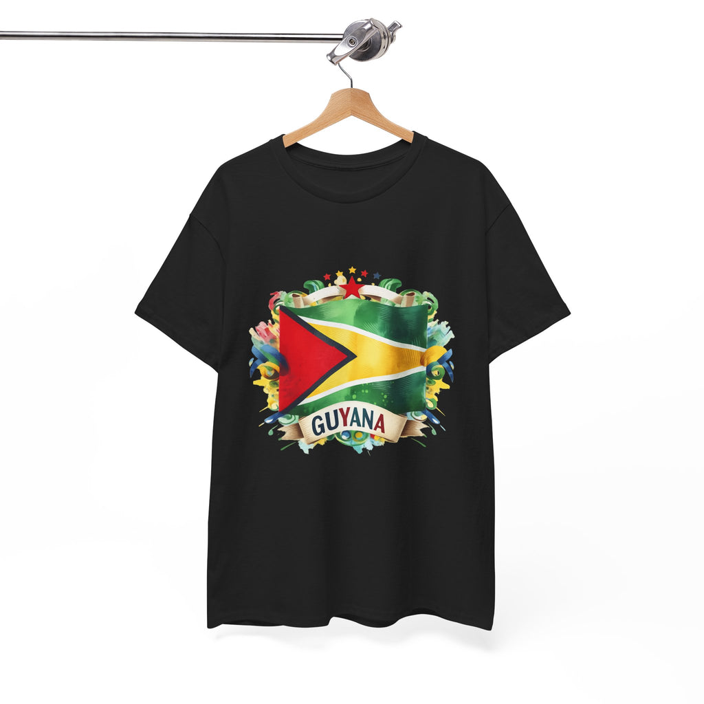 Guyana Day t-shirts  - GuyanaFlag T-Shirt - Vibrant Guyanese Pride Tee