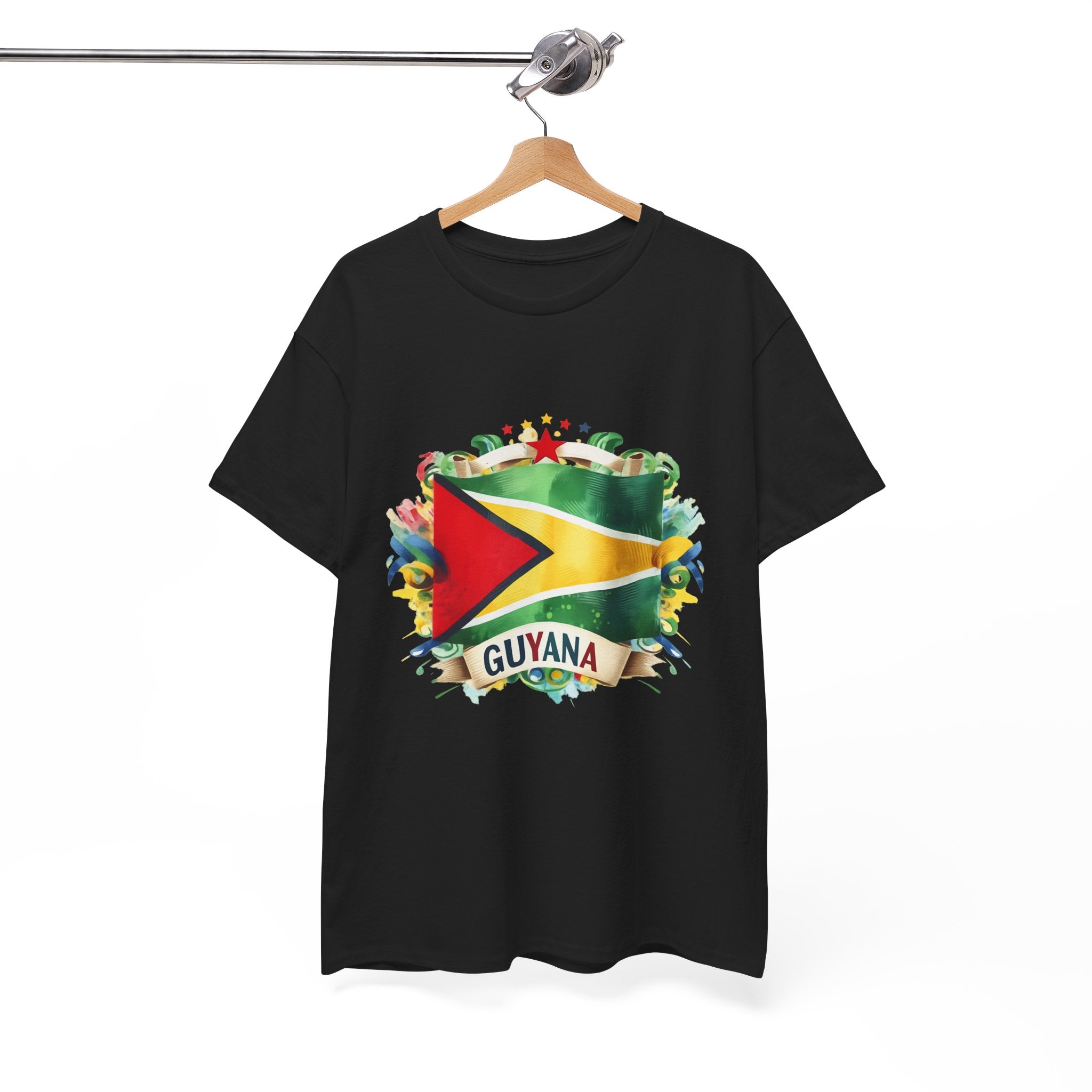 Guyana Day t-shirts  - GuyanaFlag T-Shirt - Vibrant Guyanese Pride Tee