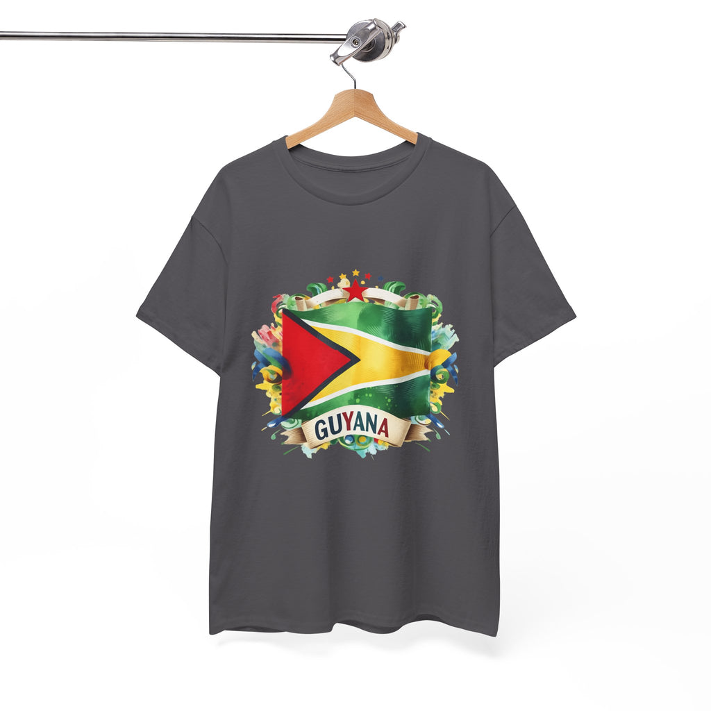 Guyana Day t-shirts  - GuyanaFlag T-Shirt - Vibrant Guyanese Pride Tee