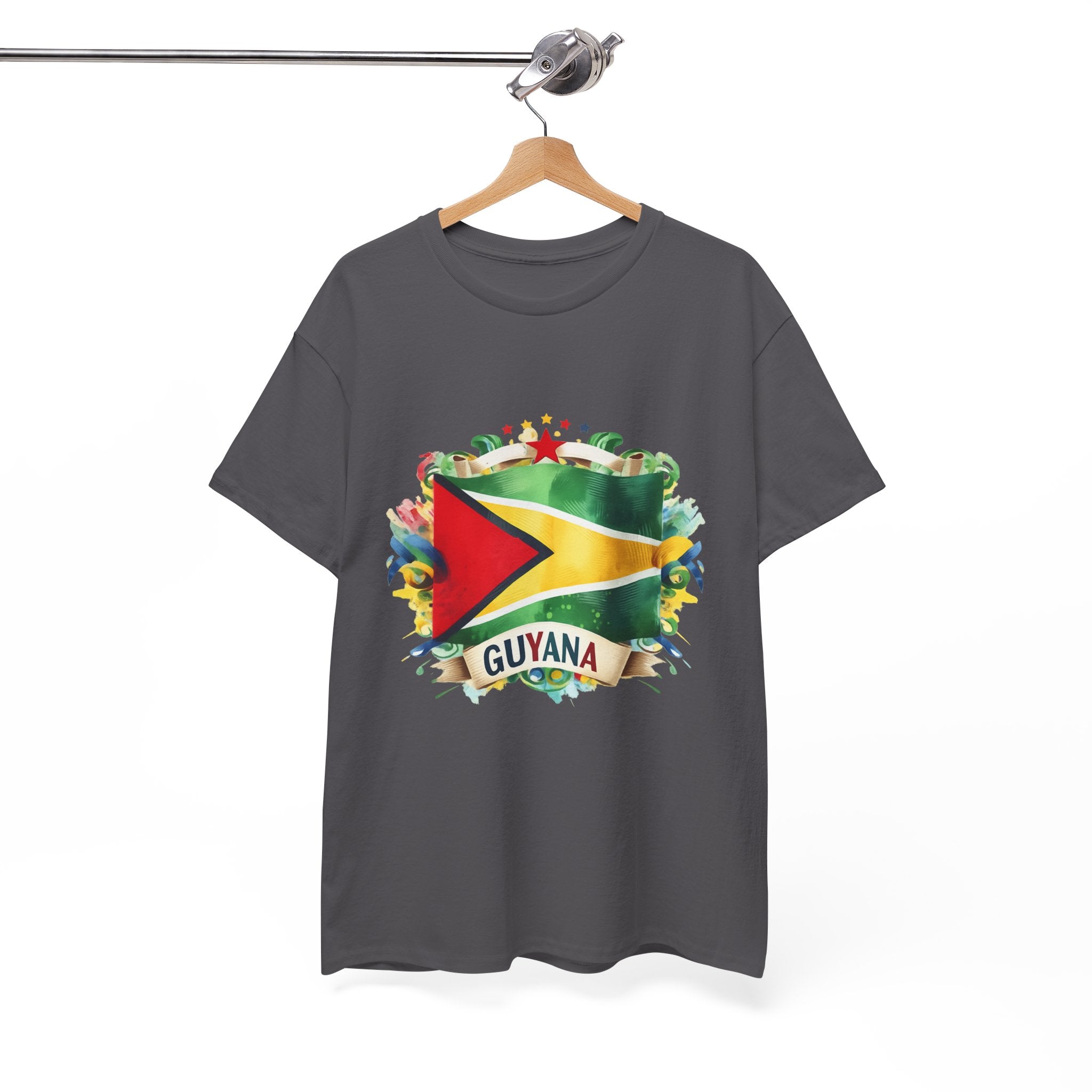 Guyana Day t-shirts  - GuyanaFlag T-Shirt - Vibrant Guyanese Pride Tee