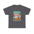 Sushi Boat Graphic Tee — Cute Kawaii Sushi Cat on Boat T-Shirt