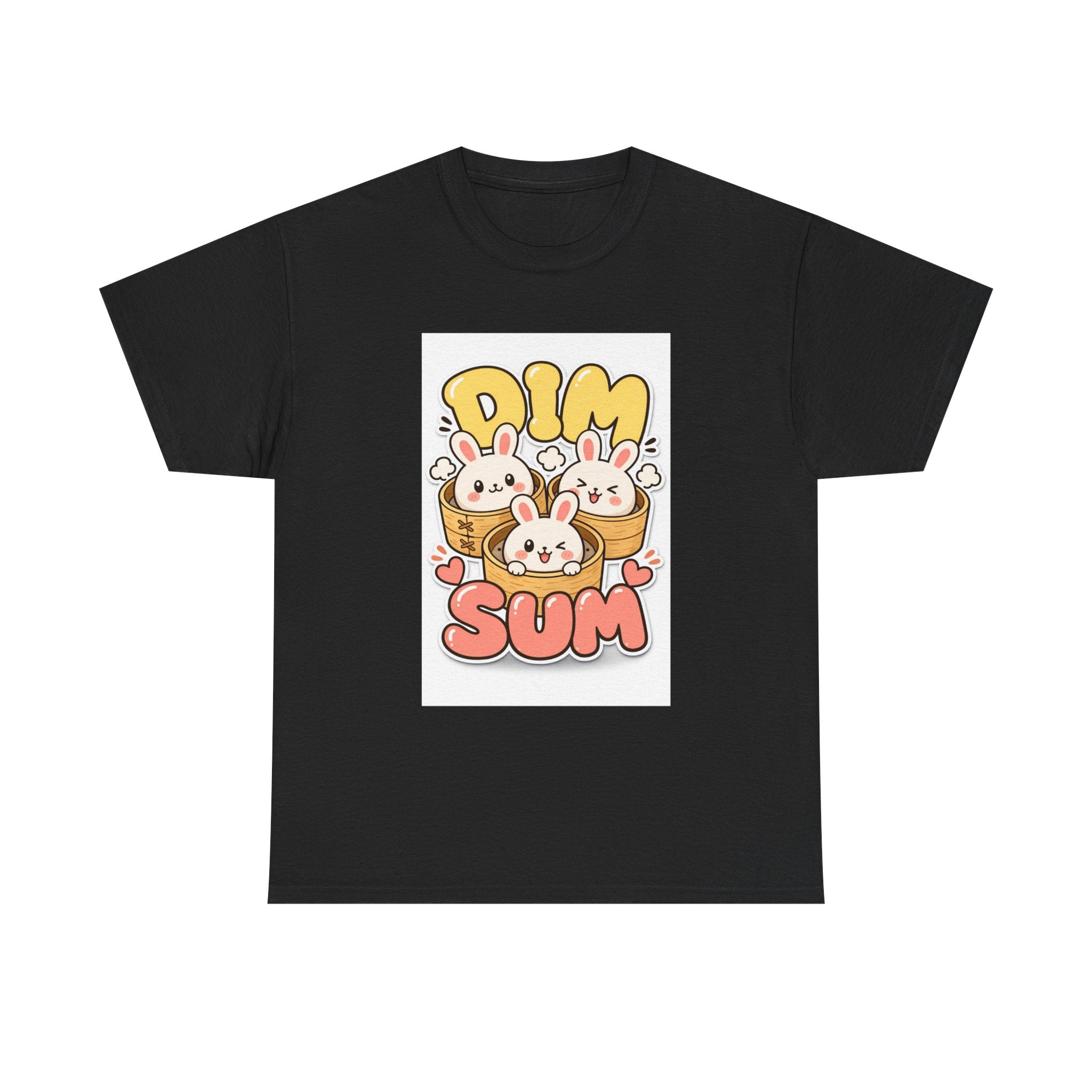 Dim Sum Bunny Tee — Cute Kawaii Dumpling Graphic T-Shirt