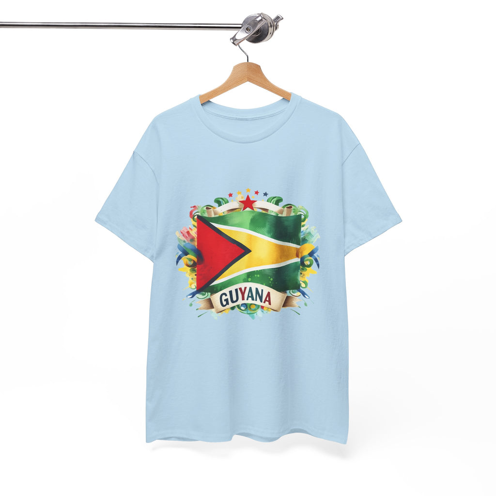 Guyana Day t-shirts  - GuyanaFlag T-Shirt - Vibrant Guyanese Pride Tee