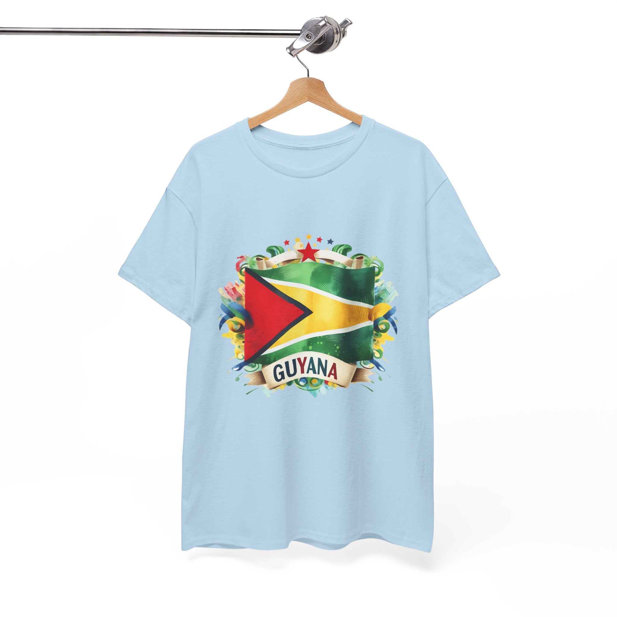 Guyana Day t-shirts  - GuyanaFlag T-Shirt - Vibrant Guyanese Pride Tee