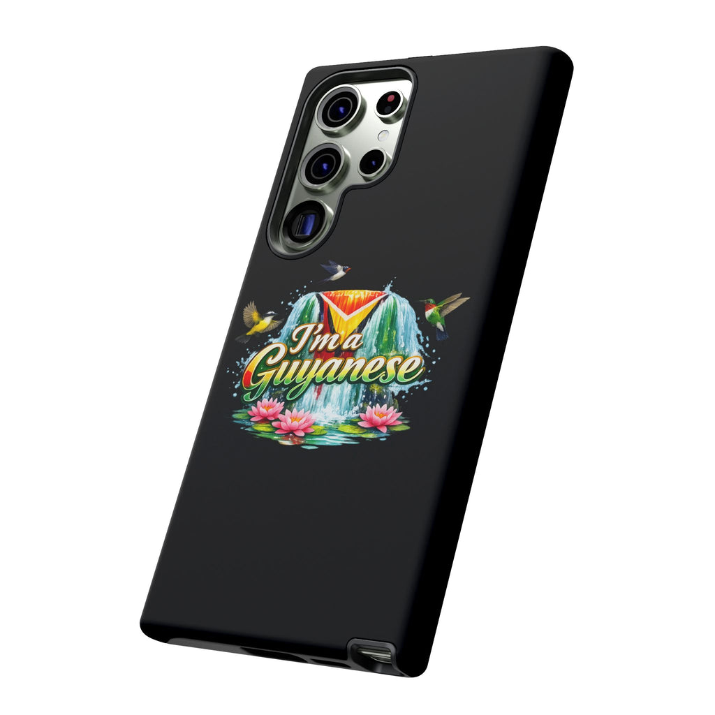 I'm a Guyanese Tough Phone Case — Tropical Waterfall Design, Guyana Pride Gift