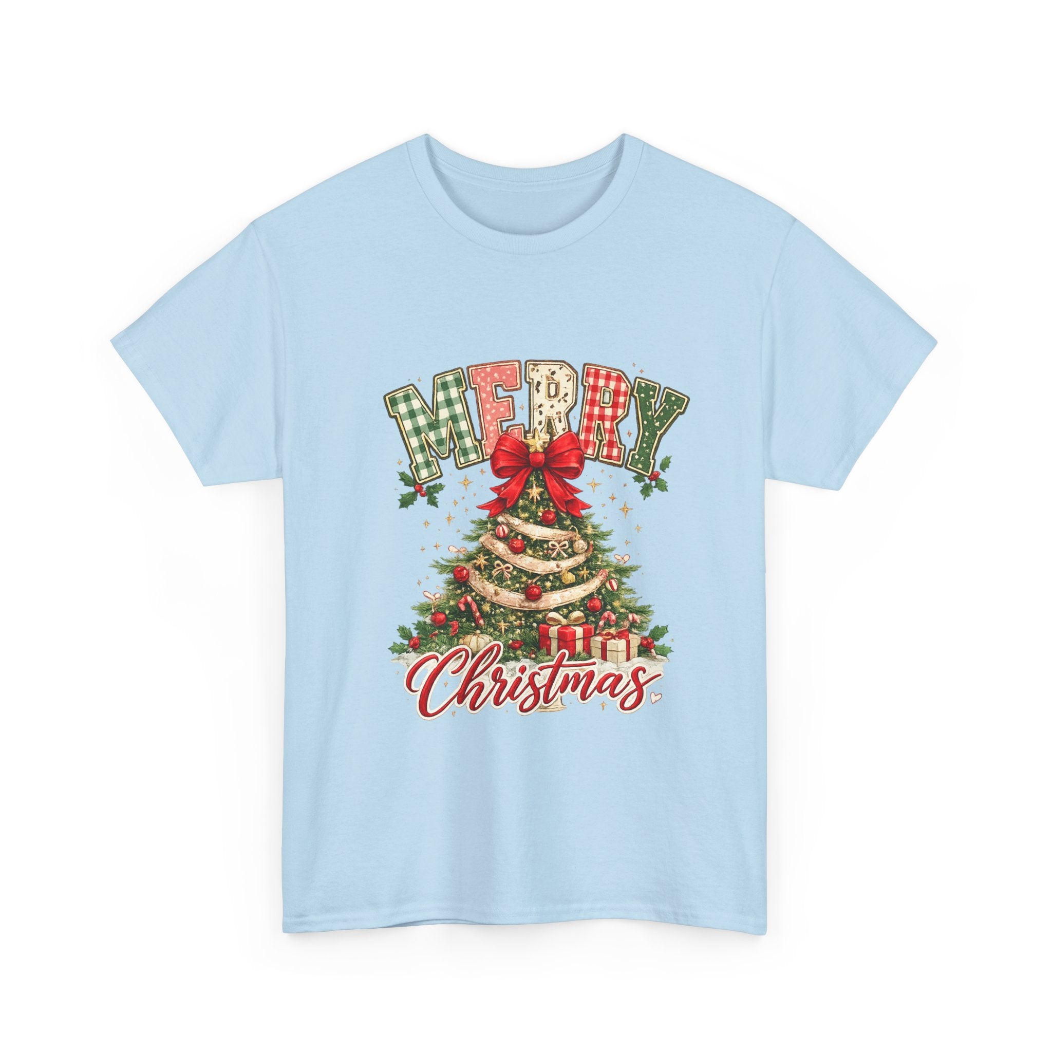 "Merry Christmas" T-Shirts Christmas tree tee