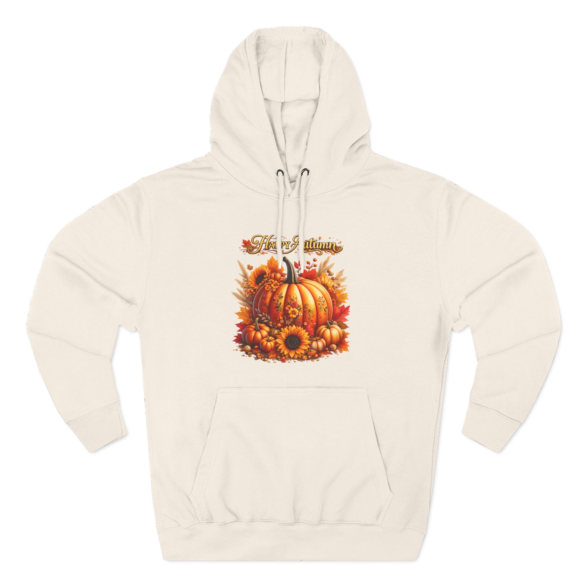 Autumn  - Fall Pumpkin Hoodie - Harvest Sunflower Fall Sweatshirt