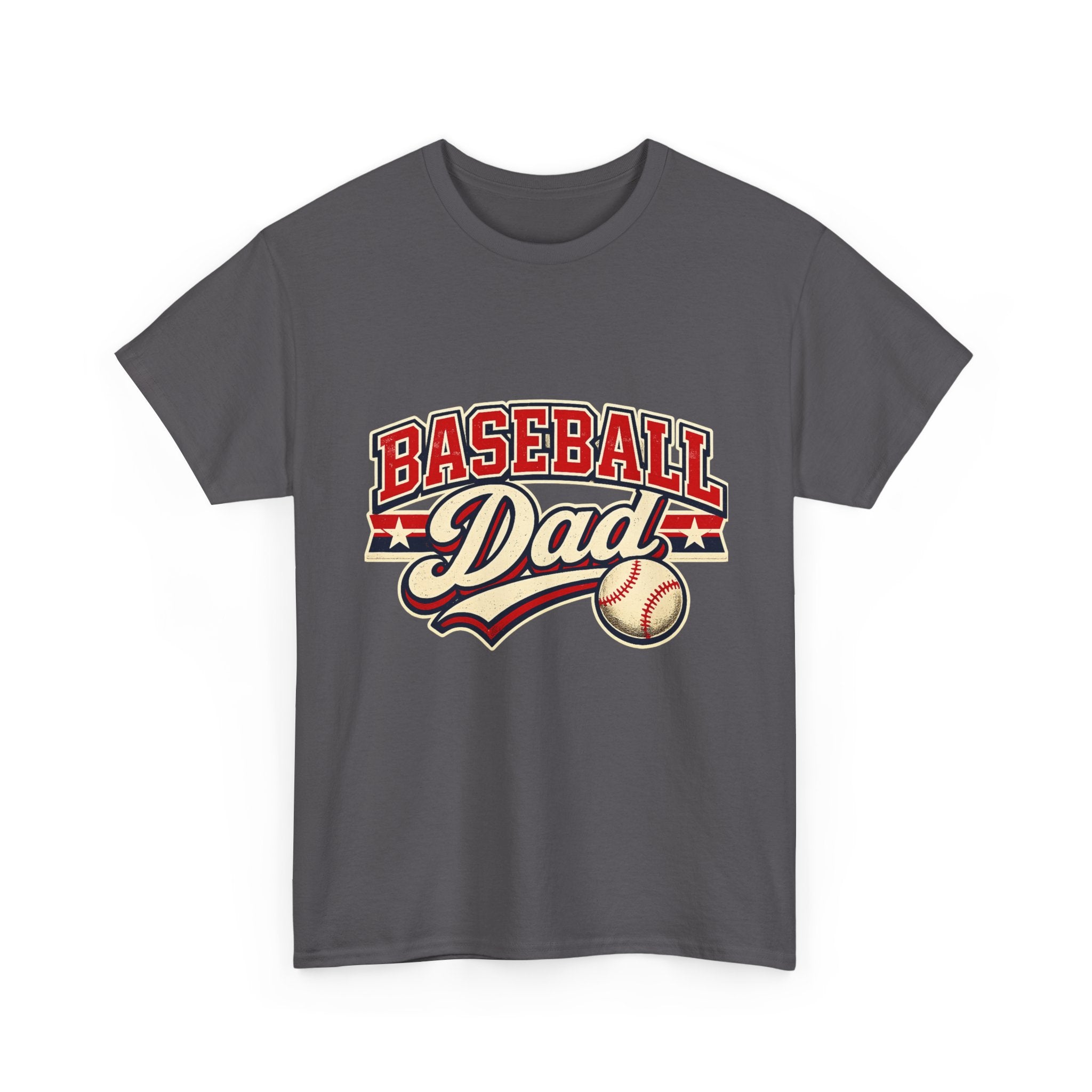 Baseball Dad T-Shirt — Vintage Baseball Dad Tee for Fathers, Father’s Day Gift