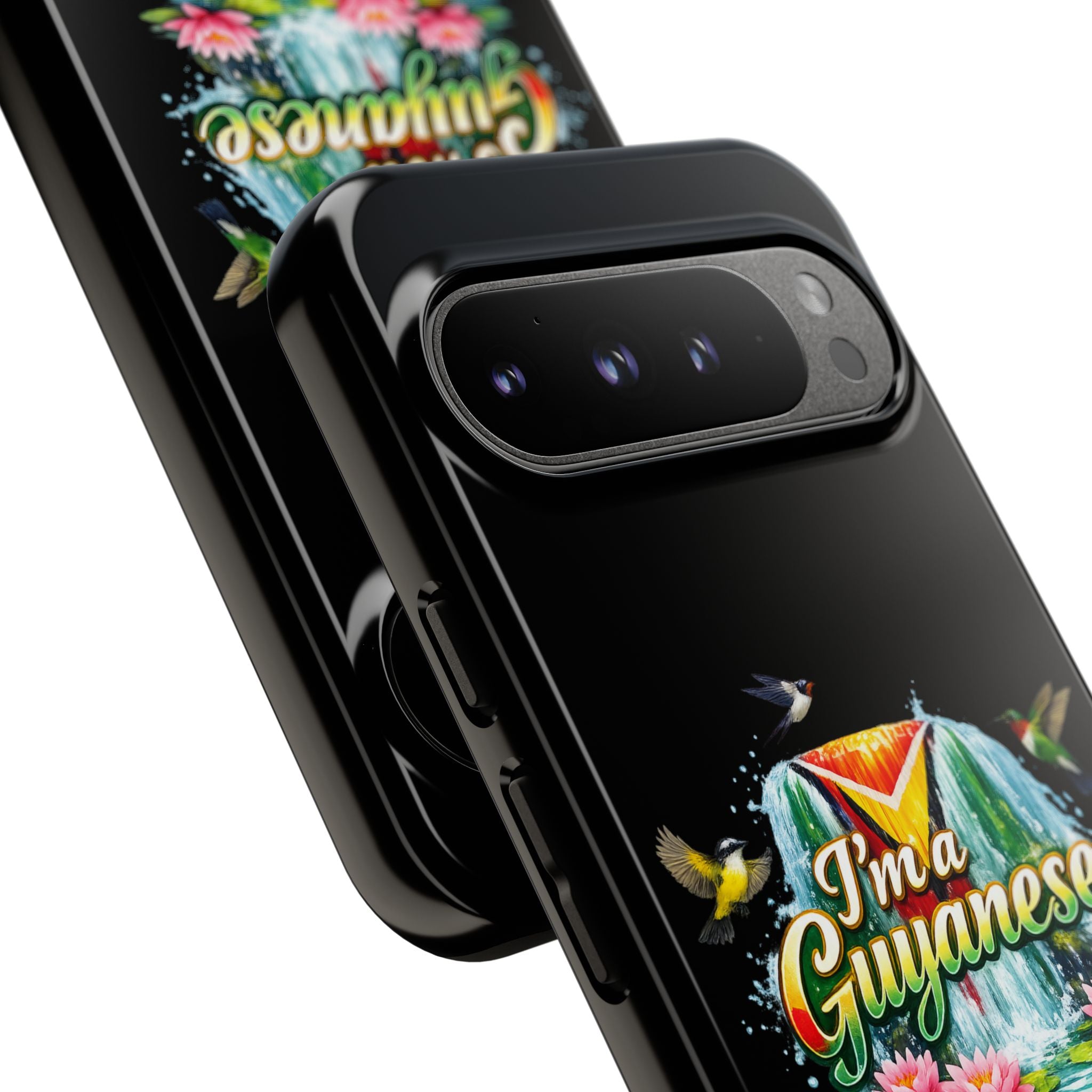 I'm a Guyanese Tough Phone Case — Tropical Waterfall Design, Guyana Pride Gift