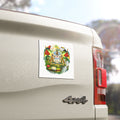 Car Magnets Guyana Coat of Arms Car Magnet — National Flag & Emblem Magnetic Decal