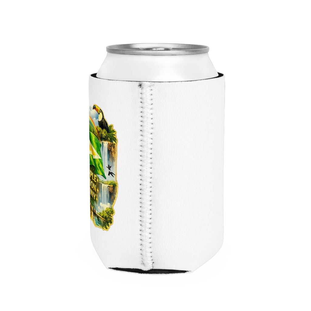 Can Cooler Sleeve — "One People One Nation One Destiny" Tropical Beverage Koozie