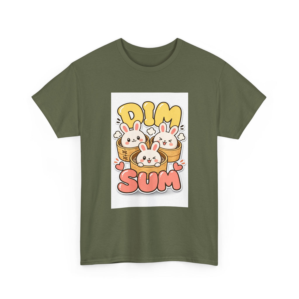 Dim Sum Bunny Tee — Cute Kawaii Dumpling Graphic T-Shirt