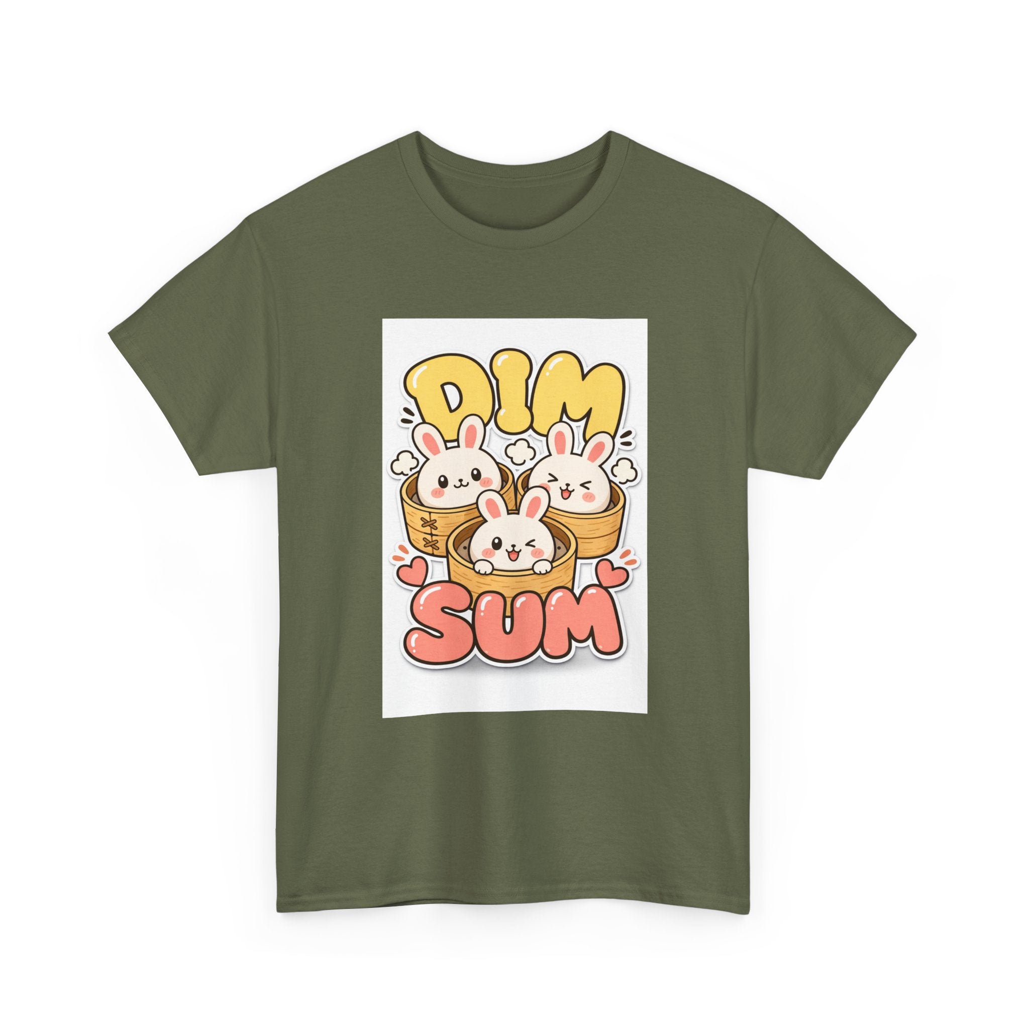 Dim Sum Bunny Tee — Cute Kawaii Dumpling Graphic T-Shirt