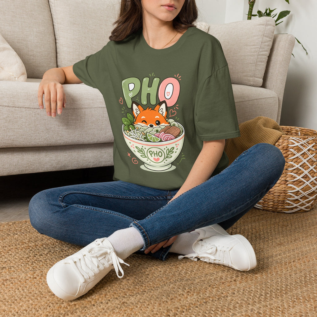 Pho T-Shirt — Cute Ramen Bowl Graphic Tee for Foodies