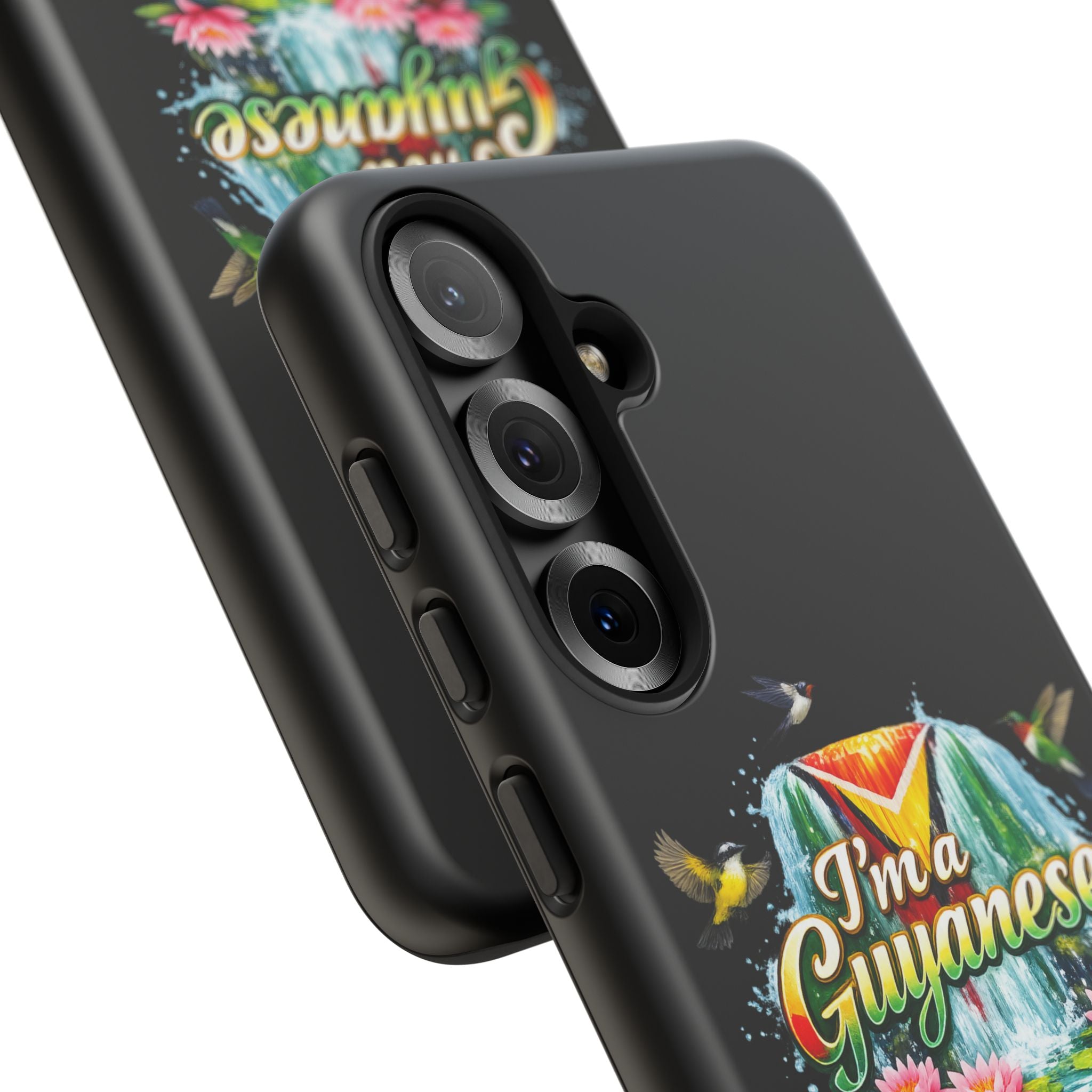 I'm a Guyanese Tough Phone Case — Tropical Waterfall Design, Guyana Pride Gift
