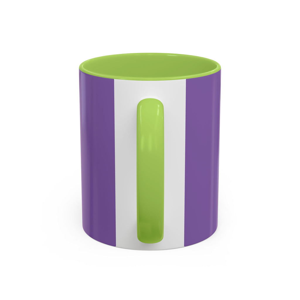 Coffee Mug — Floral Psalm Accent Mug (11/15 oz)