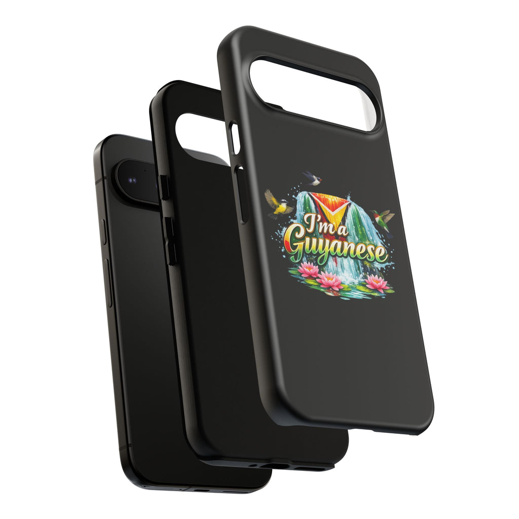 I'm a Guyanese Tough Phone Case — Tropical Waterfall Design, Guyana Pride Gift