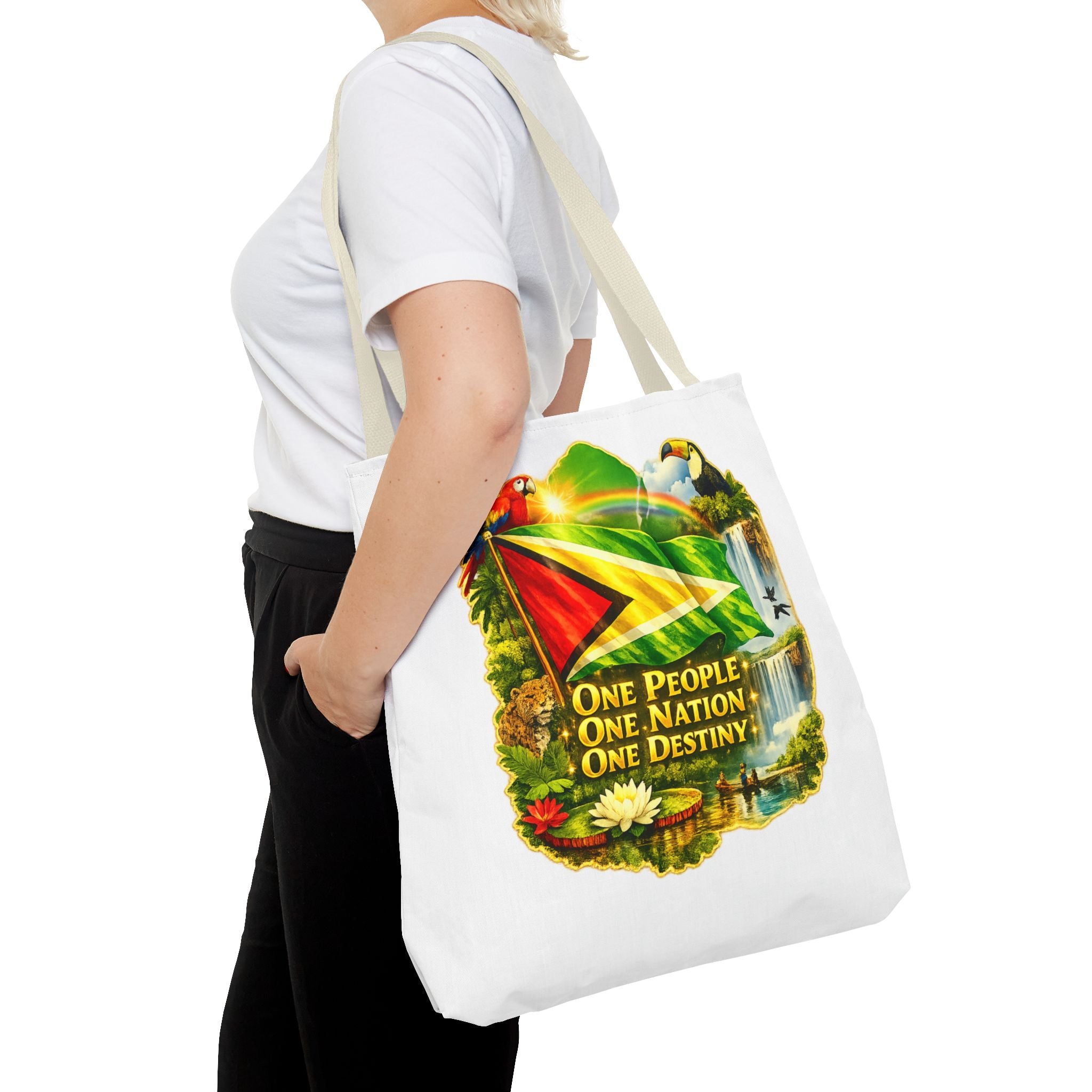 Tote Bag – "One People, One Nation, One Destiny" Eco Tote
