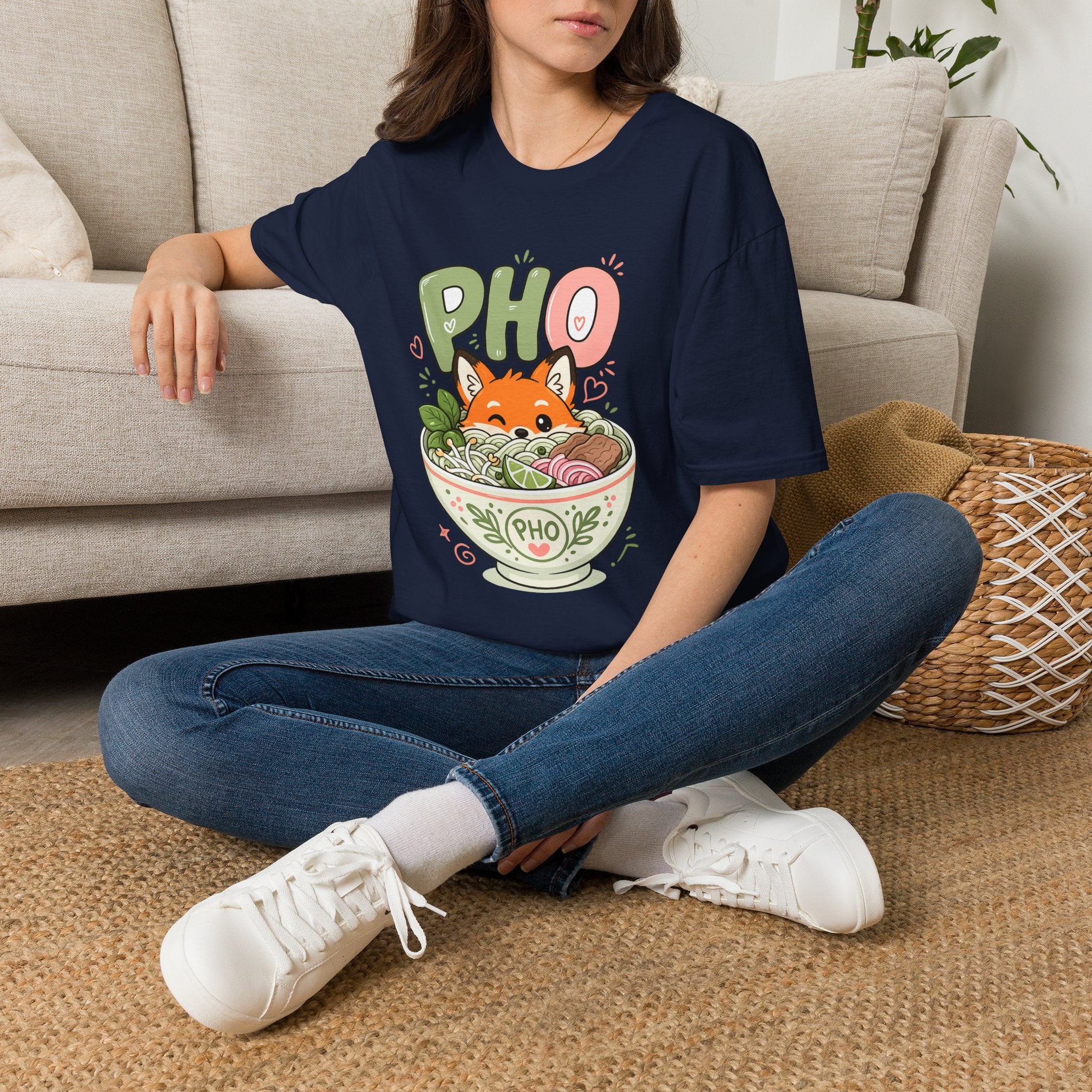 Pho T-Shirt — Cute Ramen Bowl Graphic Tee for Foodies