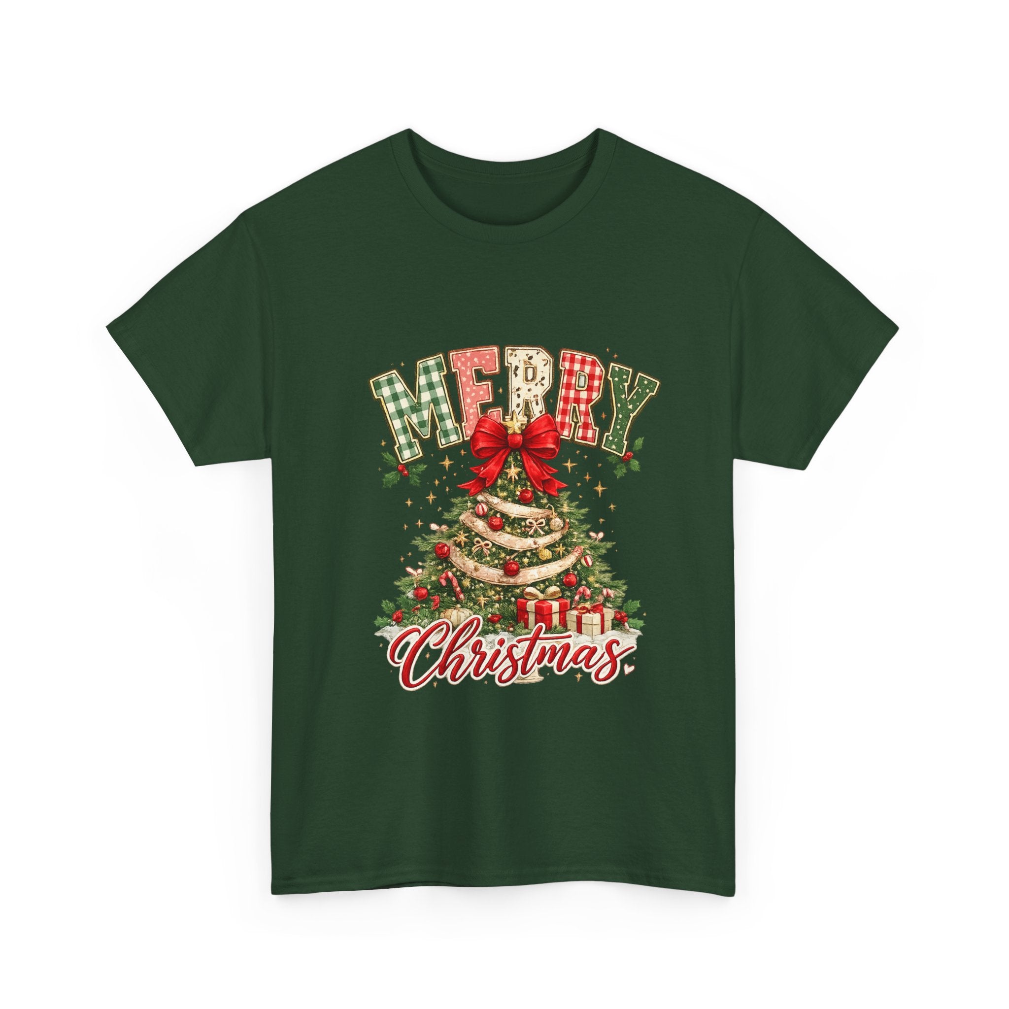 "Merry Christmas" T-Shirts Christmas tree tee