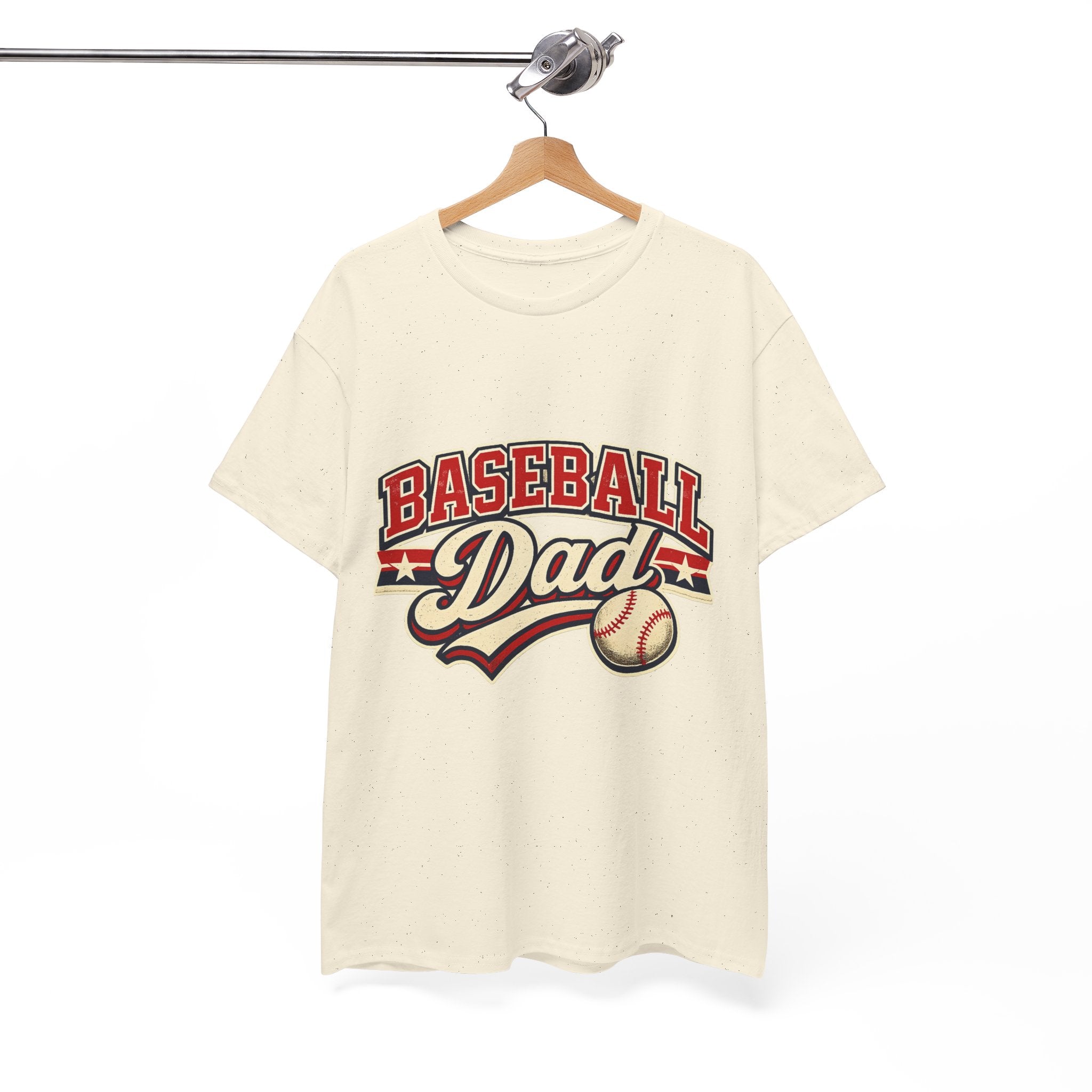 Baseball Dad T-Shirt — Vintage Baseball Dad Tee for Fathers, Father’s Day Gift