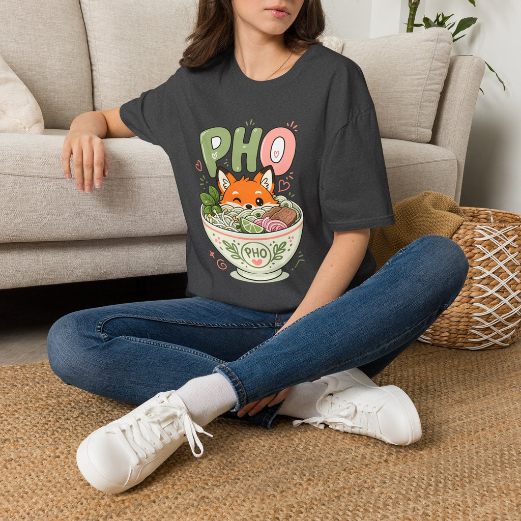 Pho T-Shirt — Cute Ramen Bowl Graphic Tee for Foodies