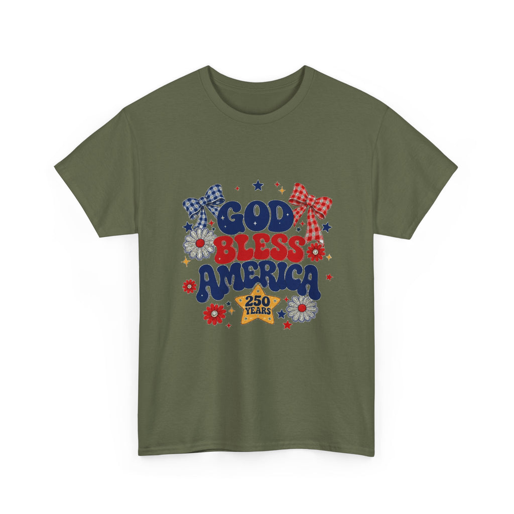 God Bless America Tee — Patriotic 4th of July USA Shirt