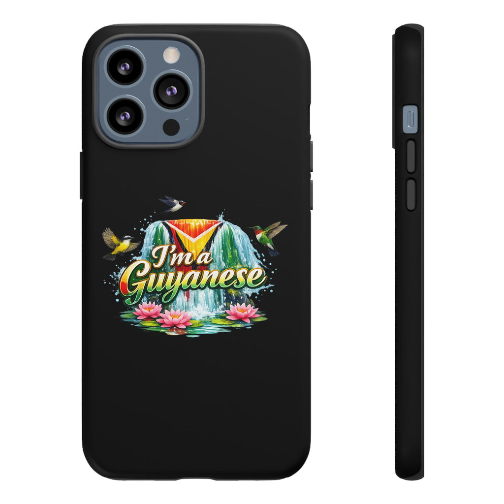 I'm a Guyanese Tough Phone Case — Tropical Waterfall Design, Guyana Pride Gift