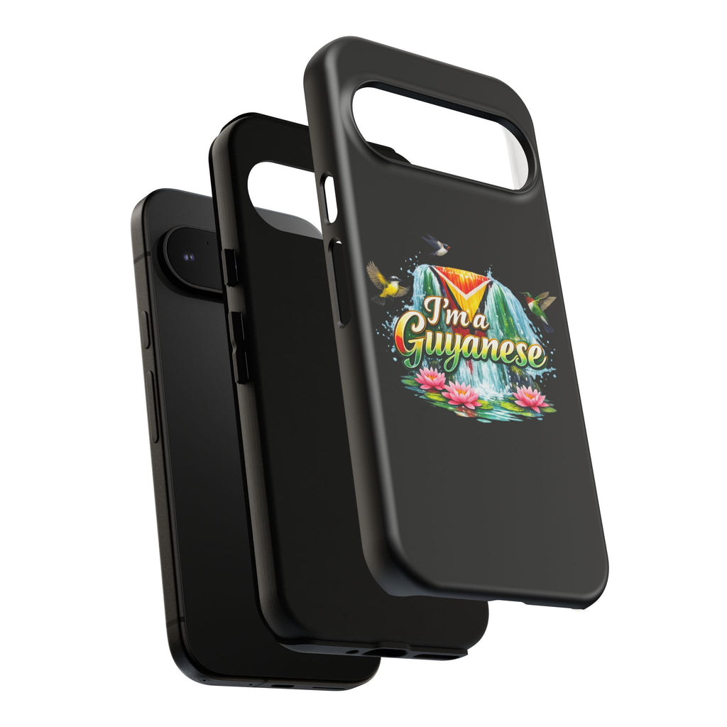 I'm a Guyanese Tough Phone Case — Tropical Waterfall Design, Guyana Pride Gift