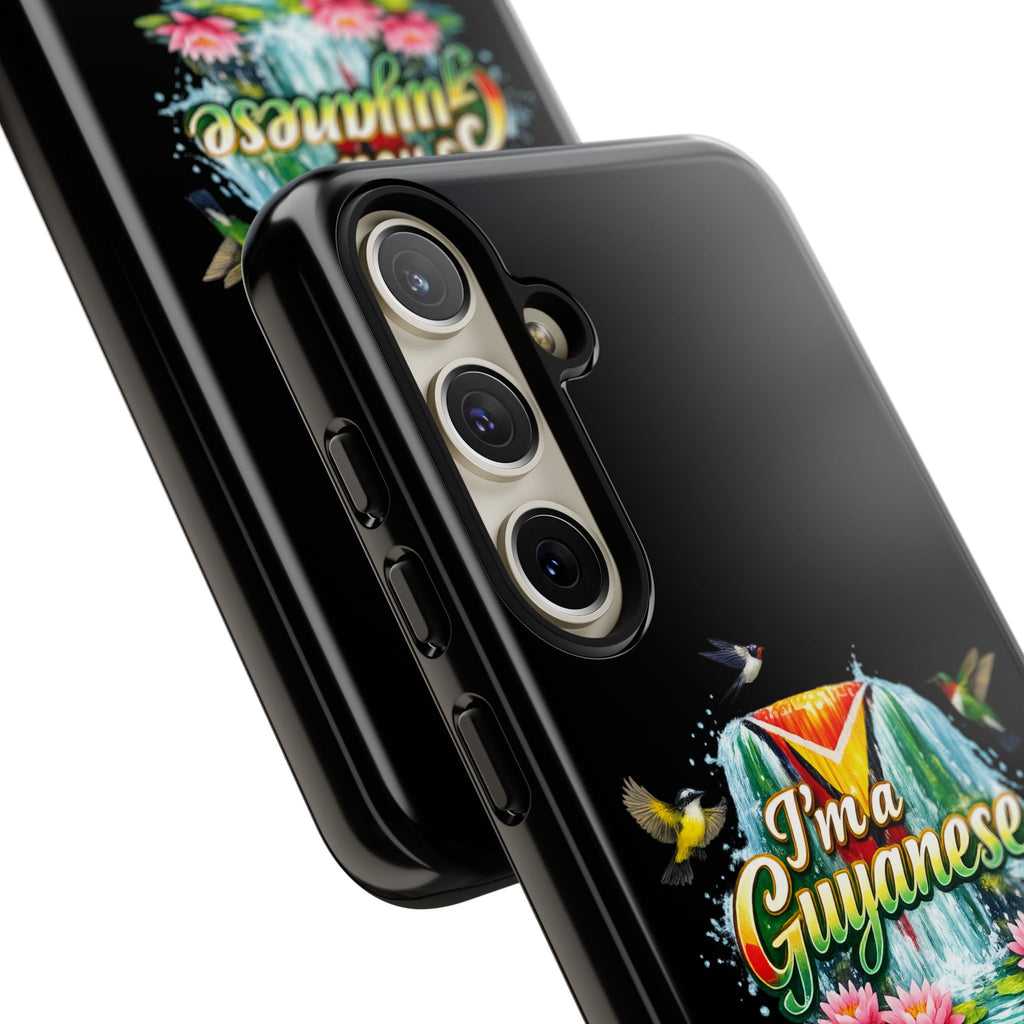 I'm a Guyanese Tough Phone Case — Tropical Waterfall Design, Guyana Pride Gift