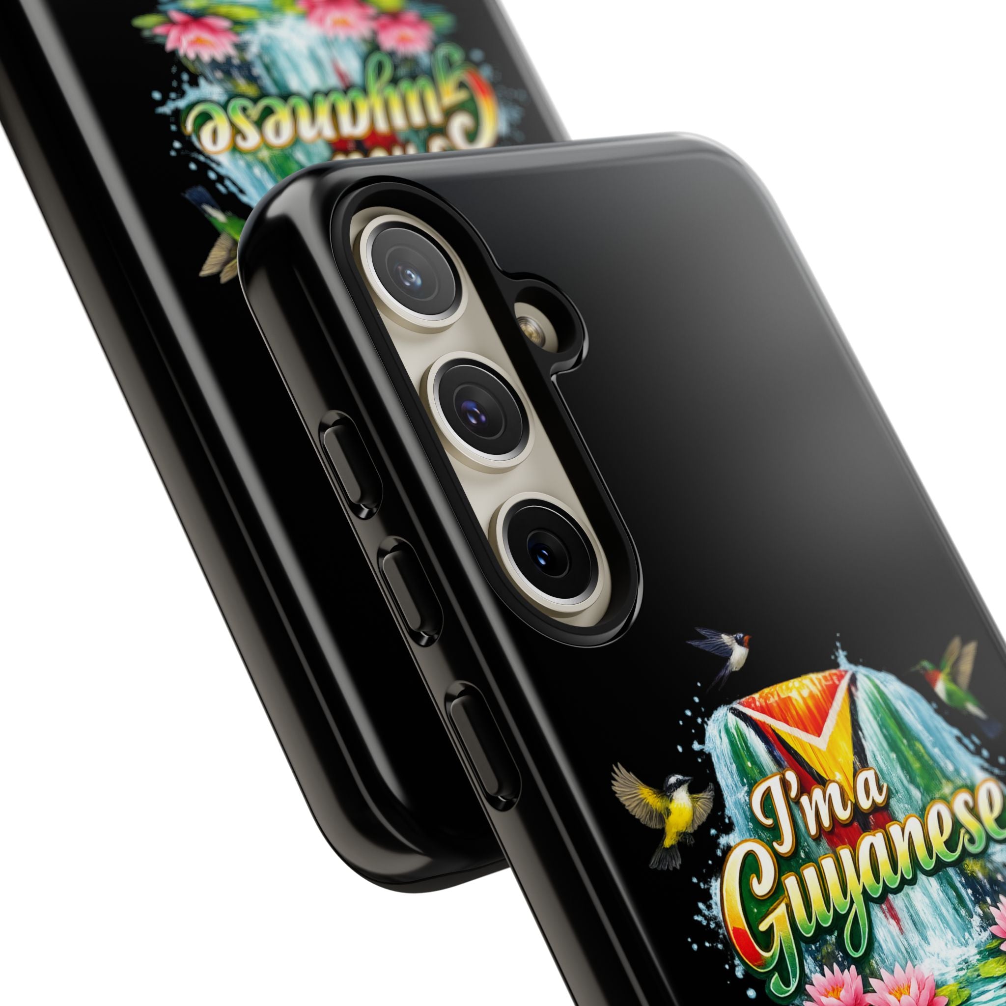 I'm a Guyanese Tough Phone Case — Tropical Waterfall Design, Guyana Pride Gift