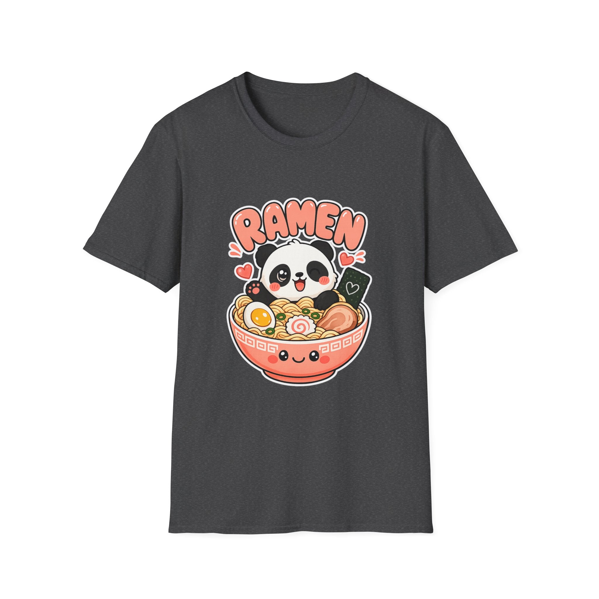 Cute Panda Ramen T-Shirt — Kawaii Ramen Bowl Graphic Tee