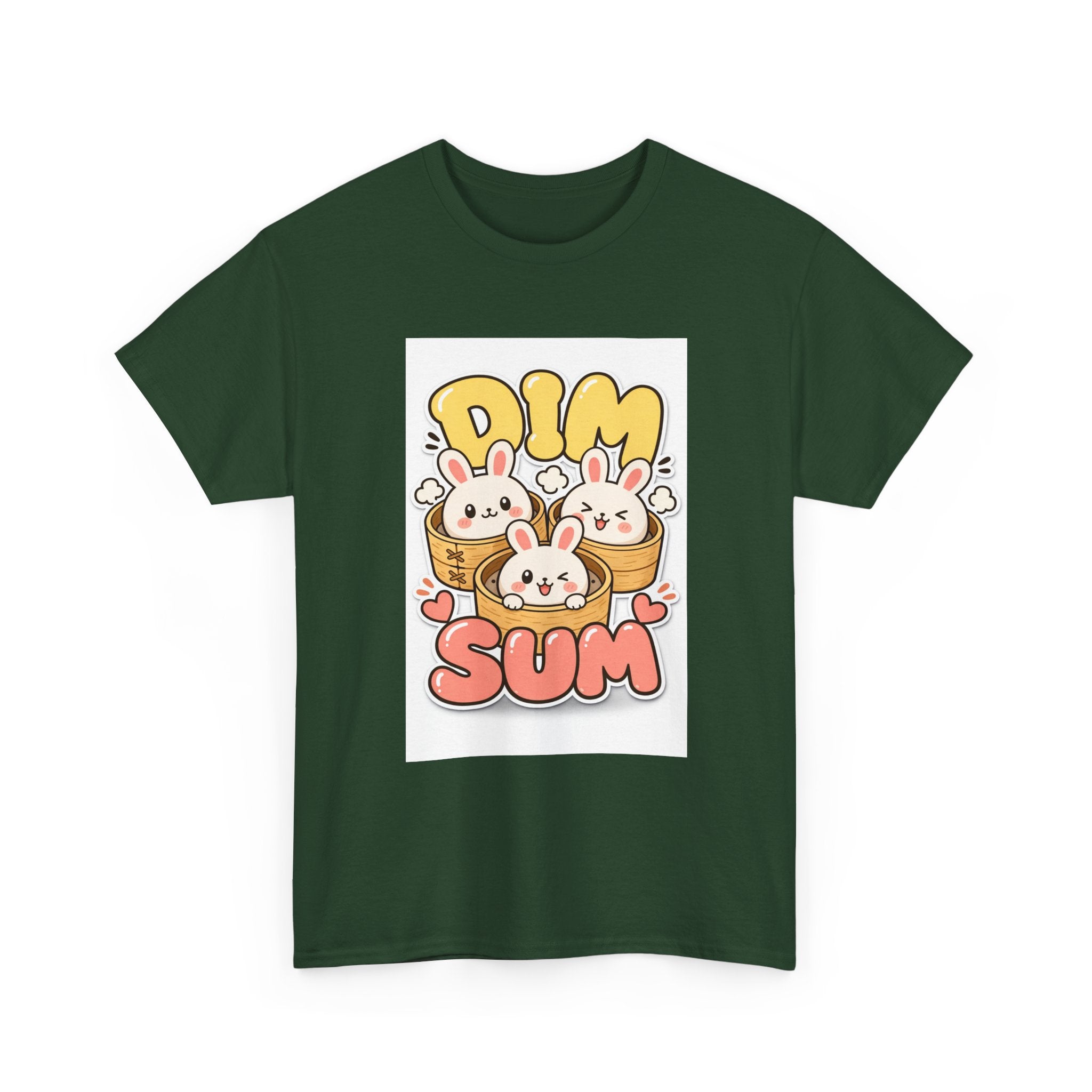 Dim Sum Bunny Tee — Cute Kawaii Dumpling Graphic T-Shirt