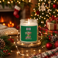 Holiday Coconut Apricot Scented Candle (4oz/9oz) — Merry Grinchmas Design