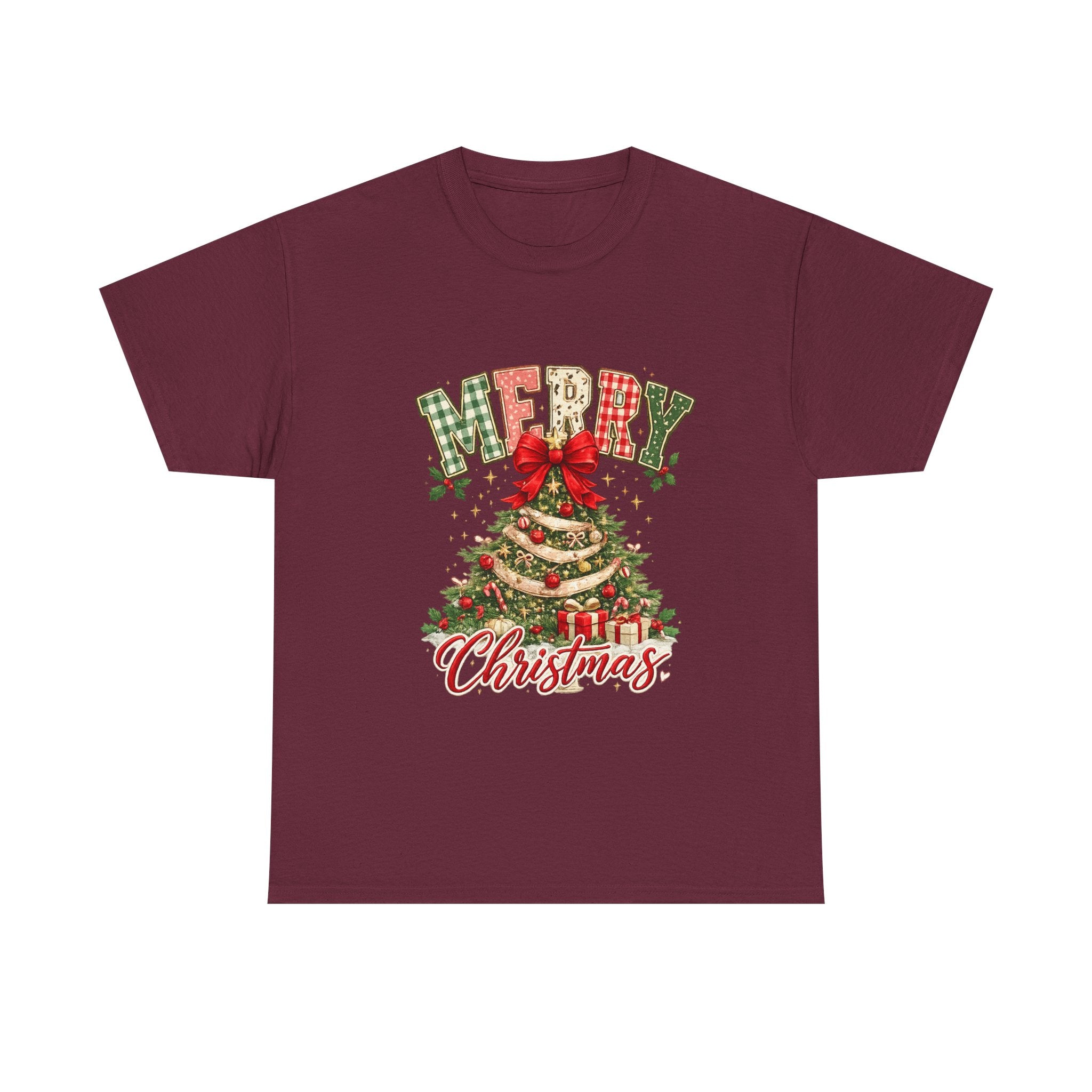 "Merry Christmas" T-Shirts Christmas tree tee