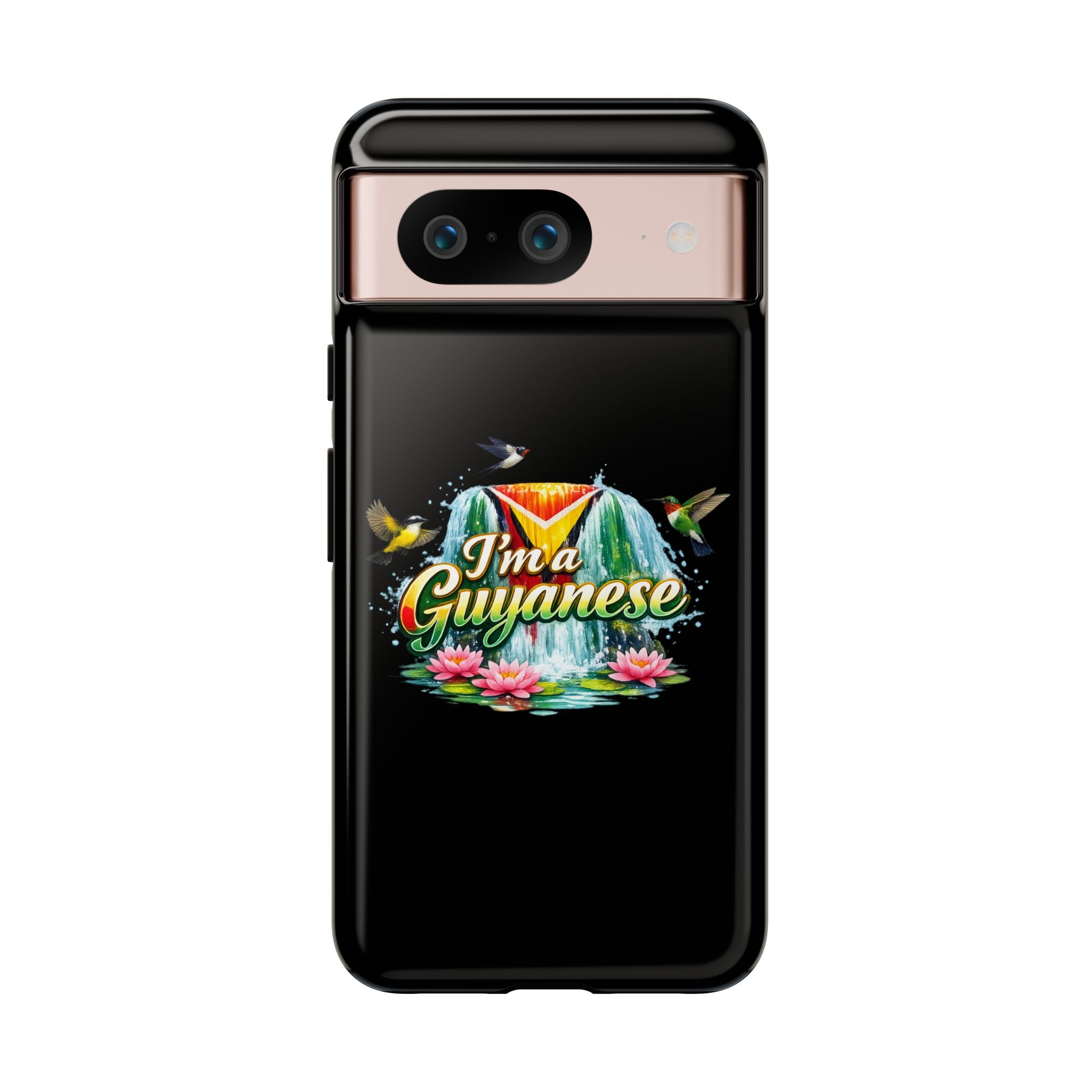 I'm a Guyanese Tough Phone Case — Tropical Waterfall Design, Guyana Pride Gift
