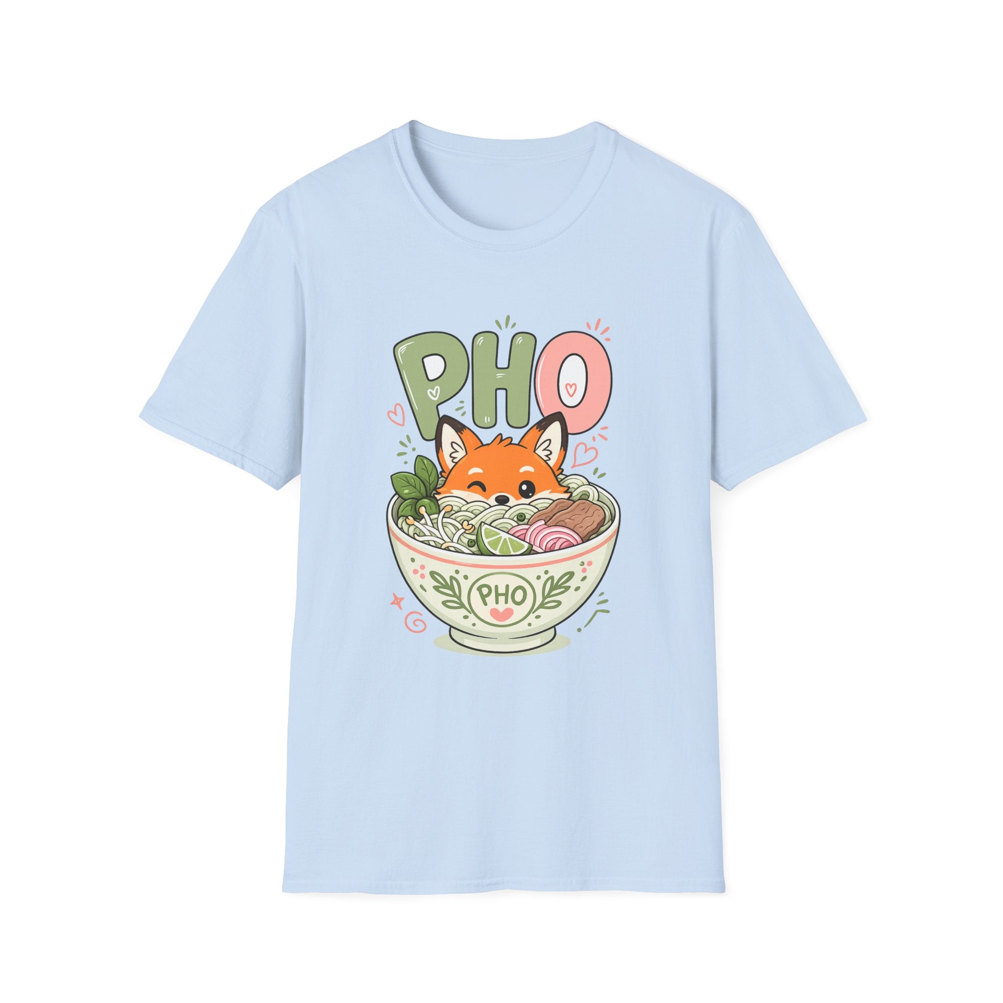 Pho T-Shirt — Cute Ramen Bowl Graphic Tee for Foodies