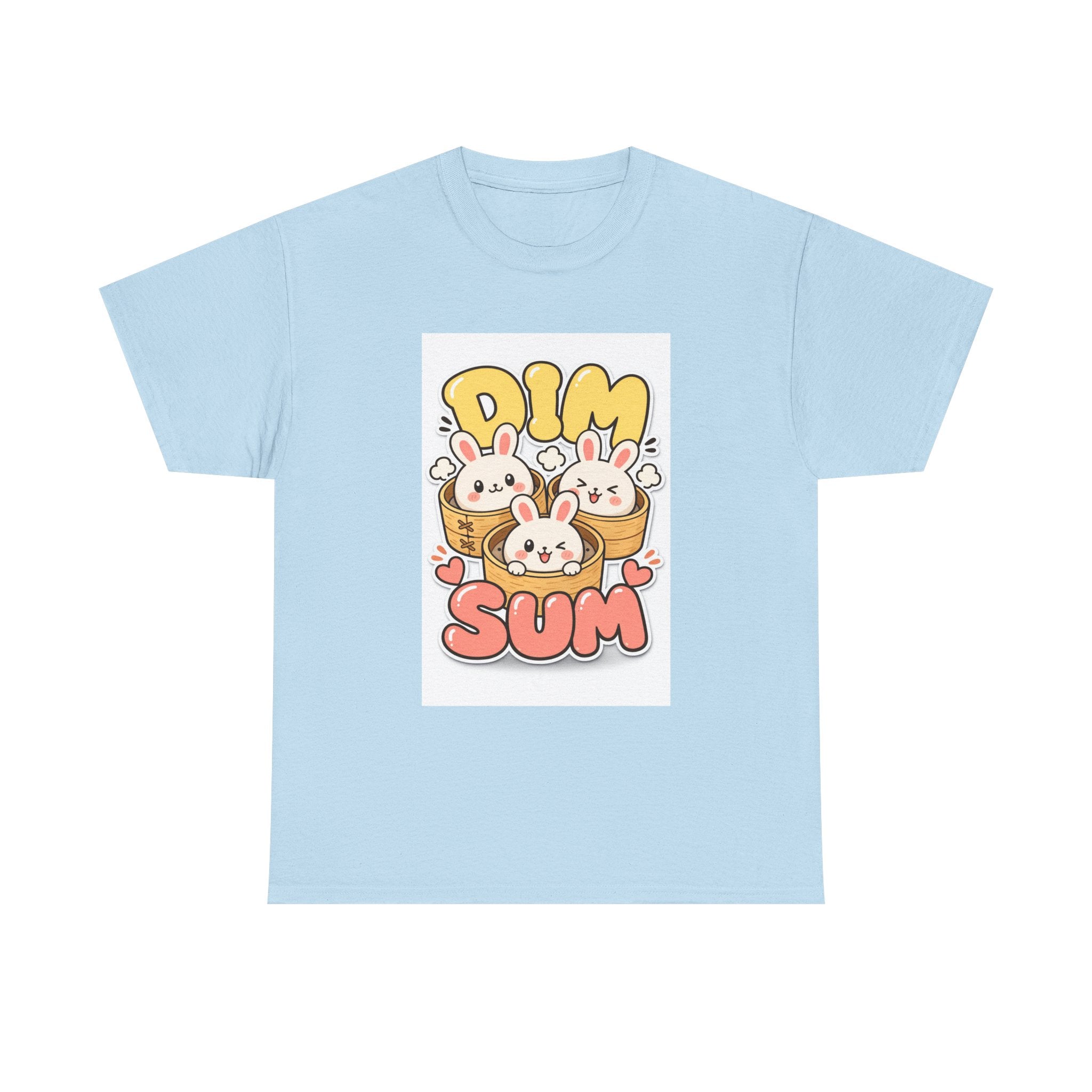 Dim Sum Bunny Tee — Cute Kawaii Dumpling Graphic T-Shirt