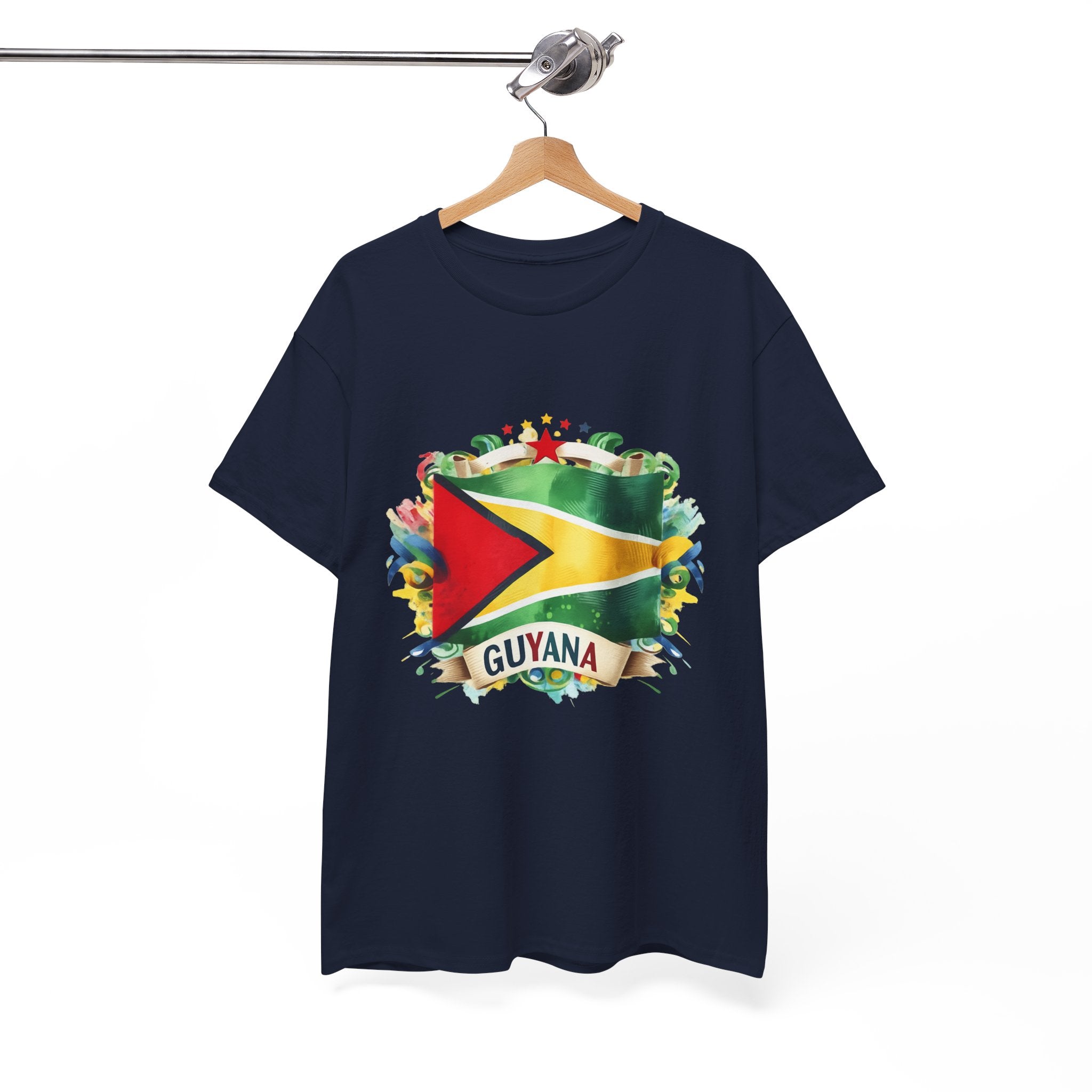 Guyana Day t-shirts  - GuyanaFlag T-Shirt - Vibrant Guyanese Pride Tee