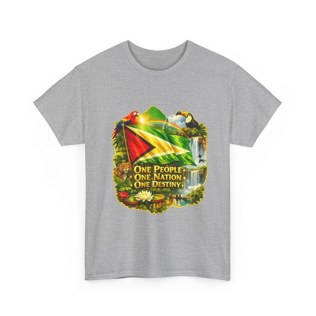 Guyana Flag T-Shirt  unisex – "One People, One Nation, One Destiny" Patriotic Tee