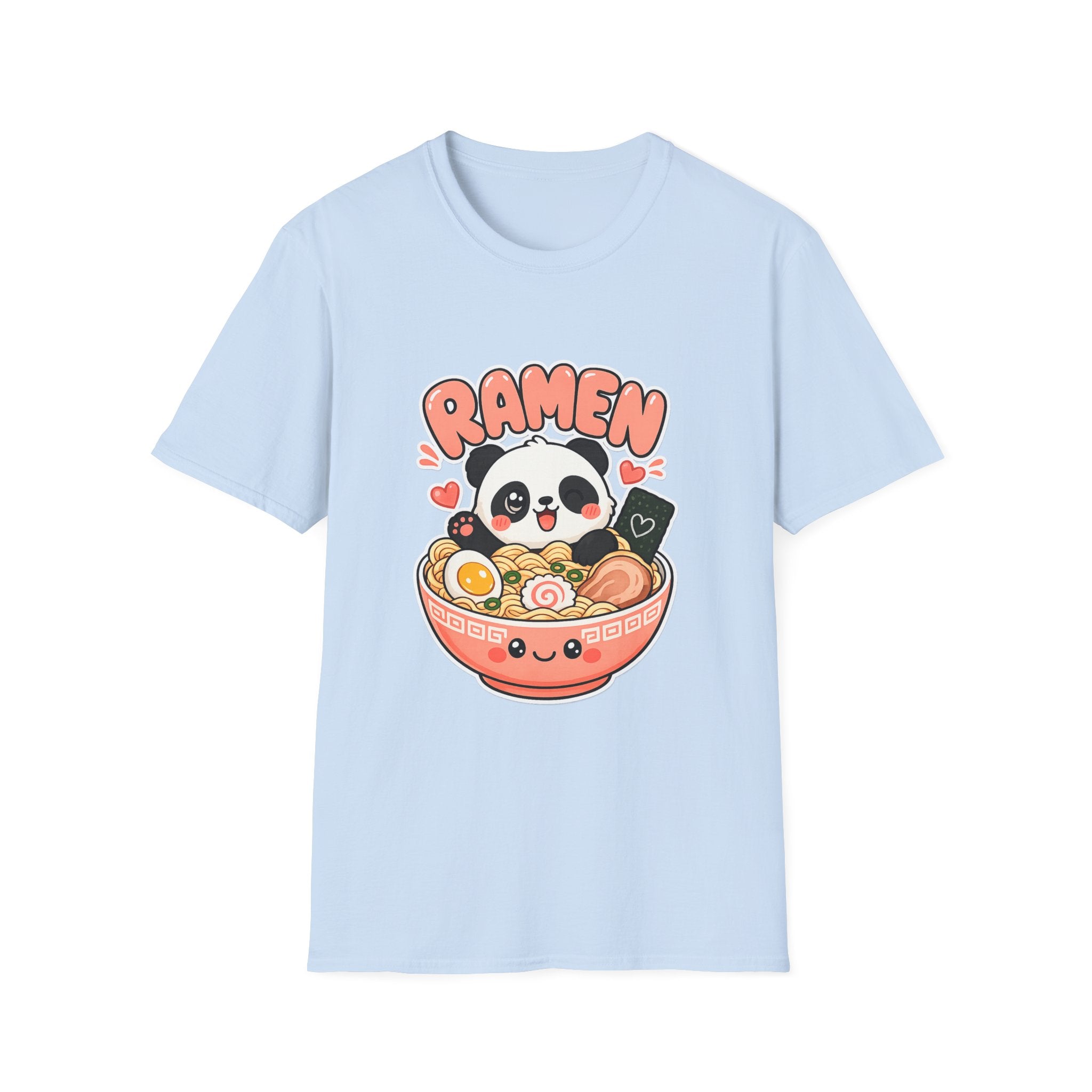 Cute Panda Ramen T-Shirt — Kawaii Ramen Bowl Graphic Tee