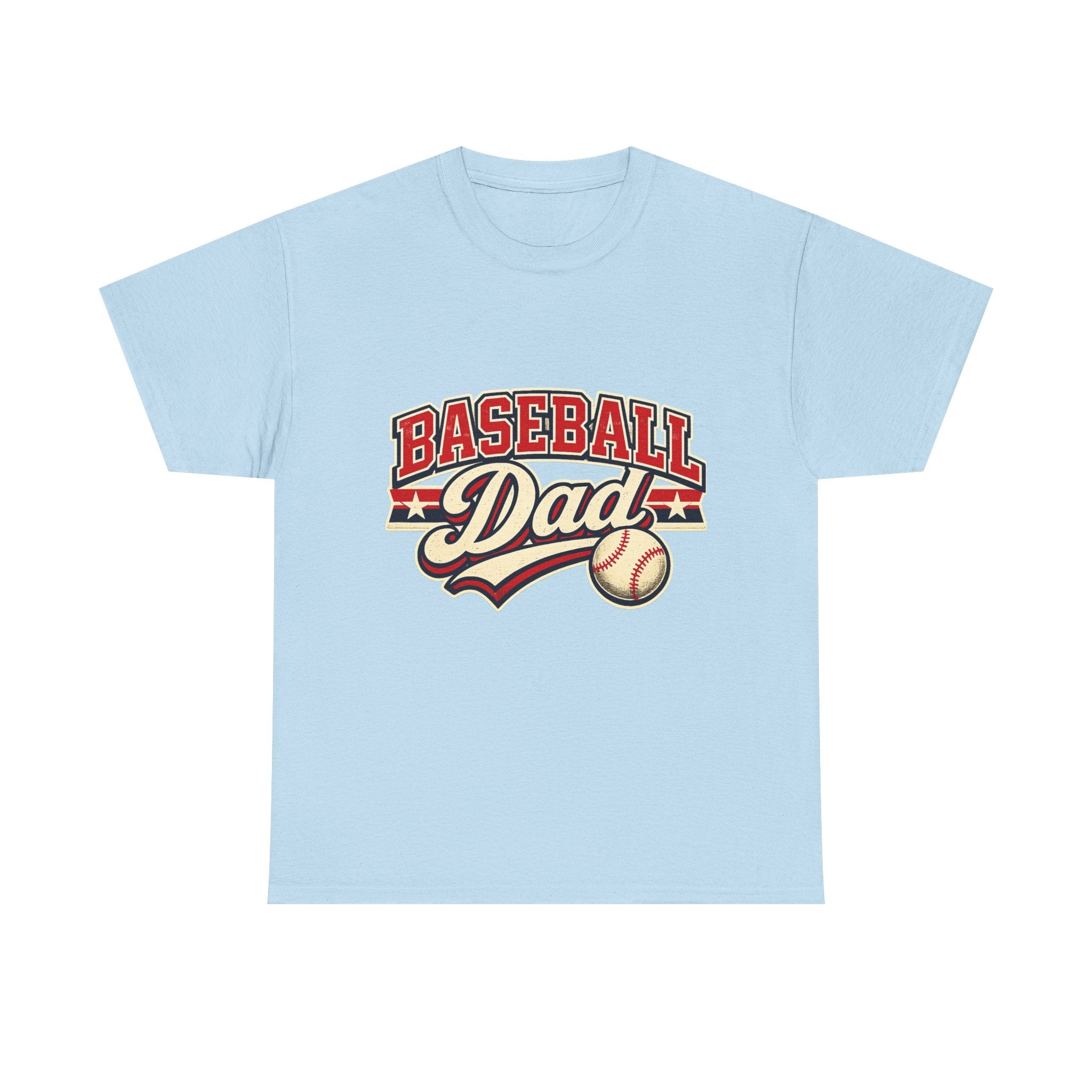 Baseball Dad T-Shirt — Vintage Baseball Dad Tee for Fathers, Father’s Day Gift