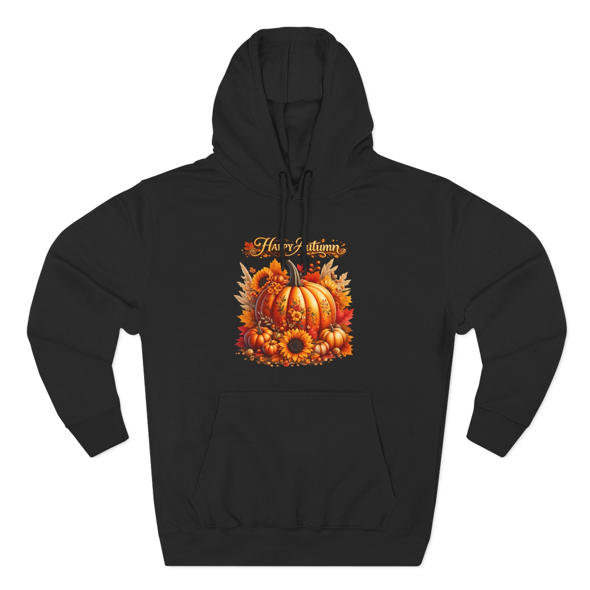 Autumn  - Fall Pumpkin Hoodie - Harvest Sunflower Fall Sweatshirt
