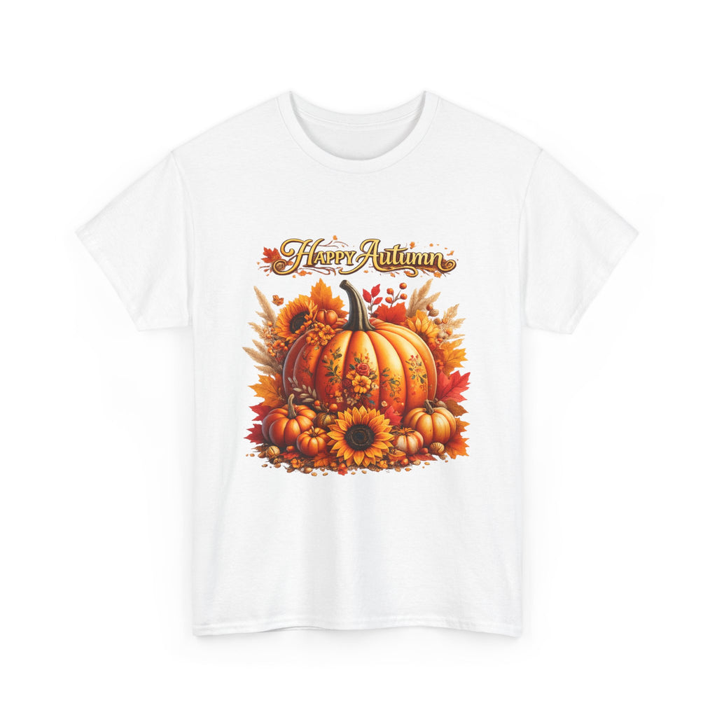 Autumn Pumpkin Tee – "Happy Autumn" Fall Harvest T-Shirt