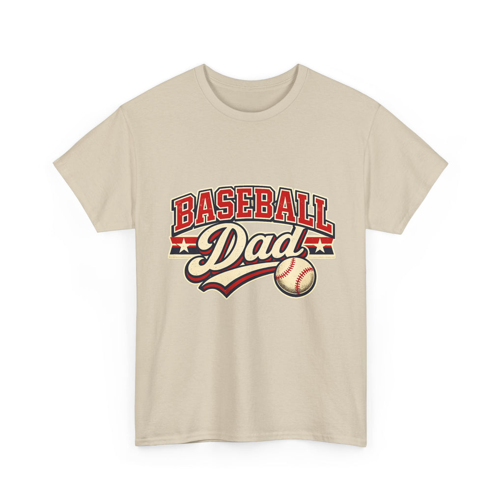 Baseball Dad T-Shirt — Vintage Baseball Dad Tee for Fathers, Father’s Day Gift