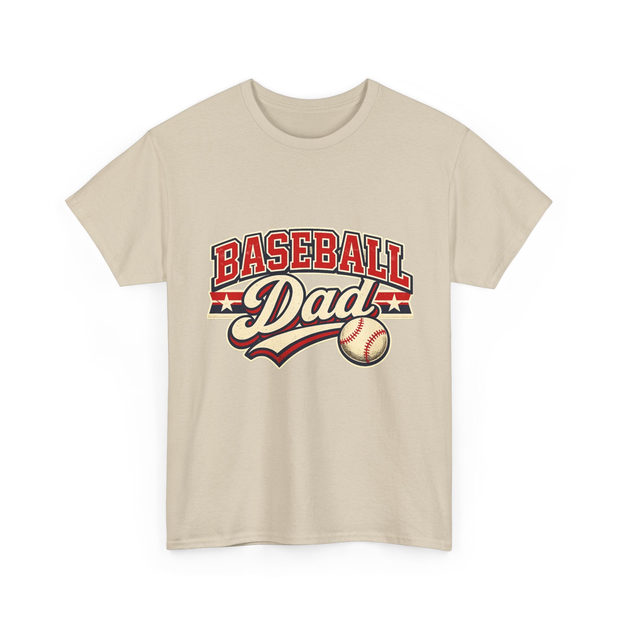 Baseball Dad T-Shirt — Vintage Baseball Dad Tee for Fathers, Father’s Day Gift