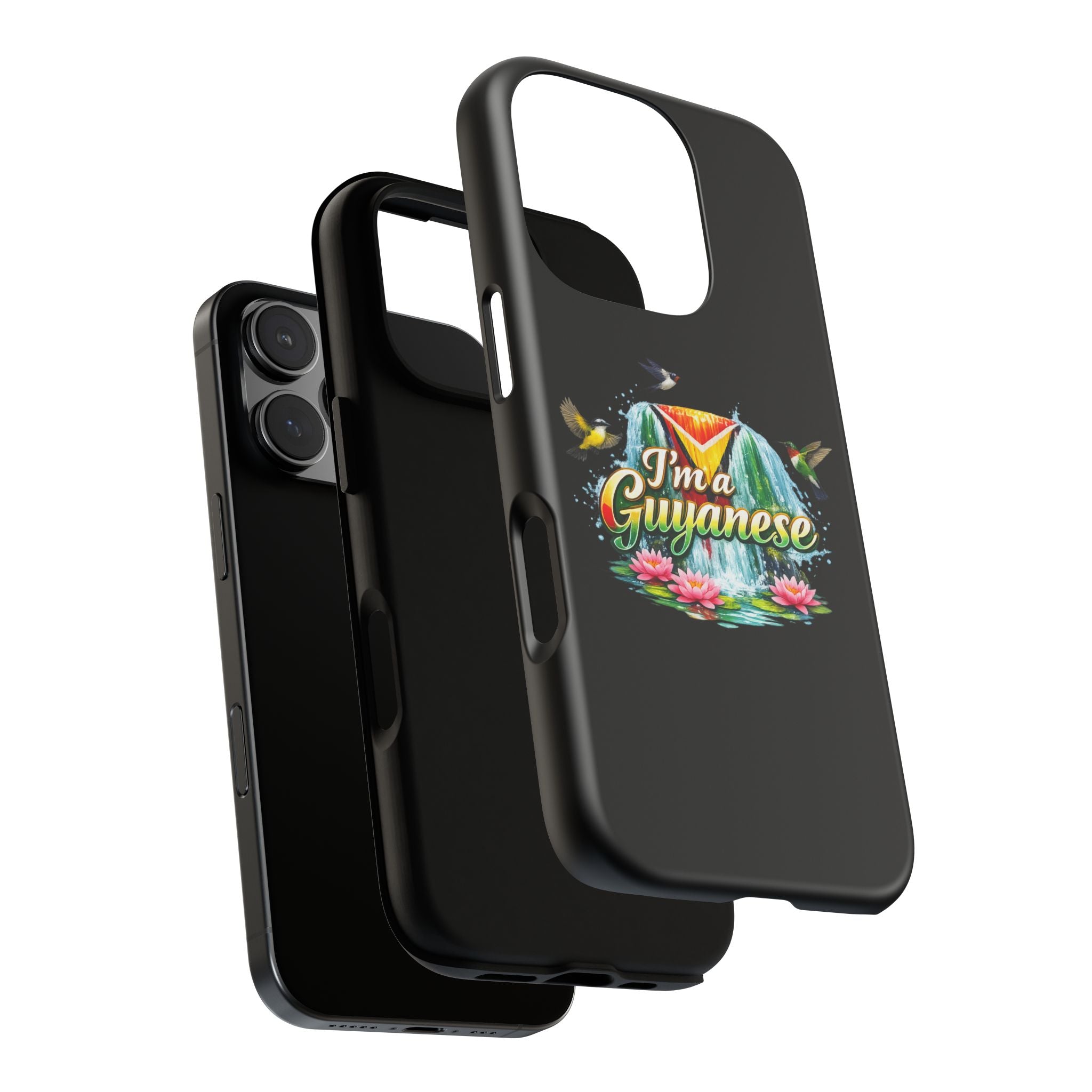 I'm a Guyanese Tough Phone Case — Tropical Waterfall Design, Guyana Pride Gift